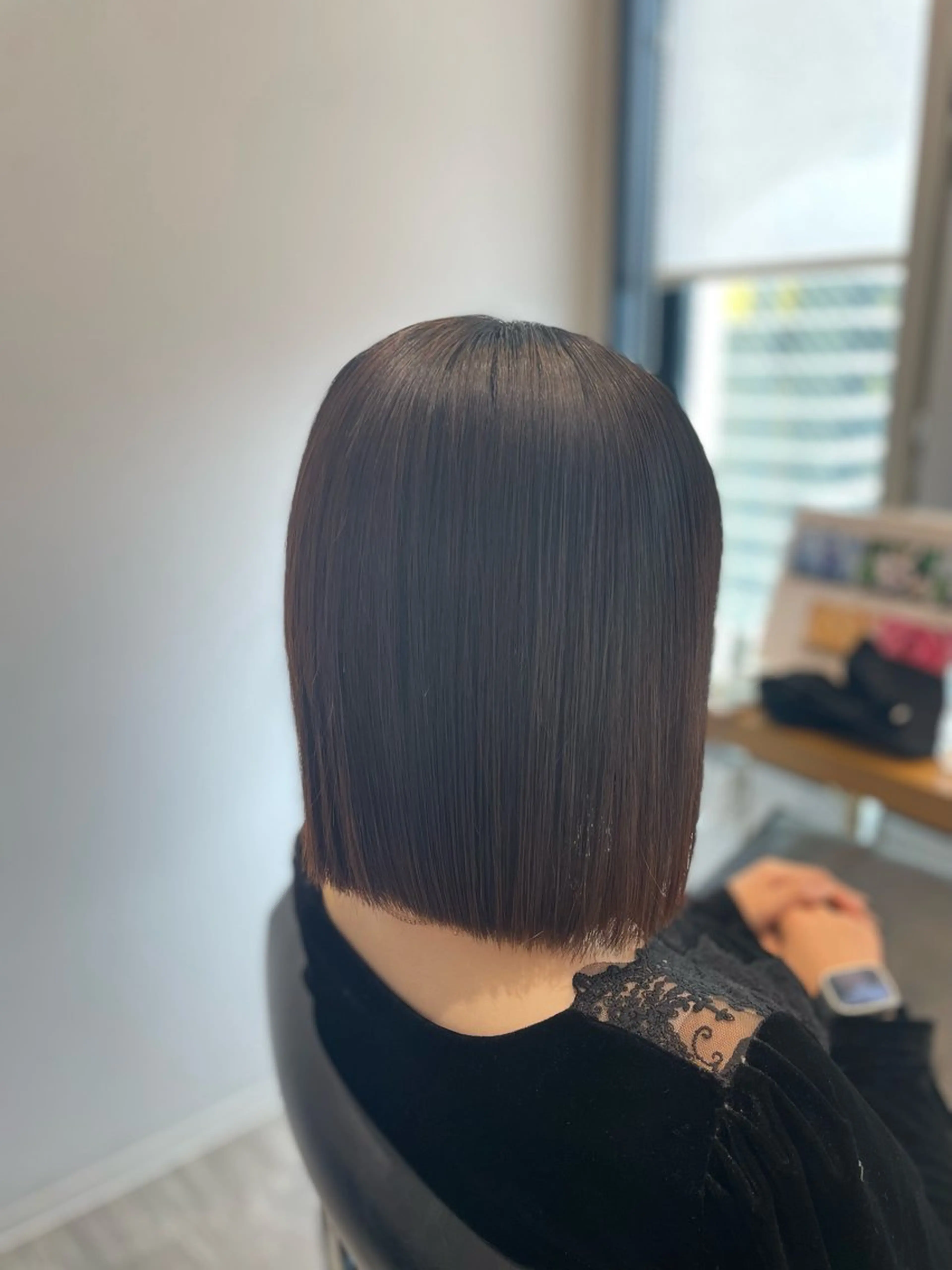 ミディアム カット Jr.stylist 彩乃のヘアスタイル