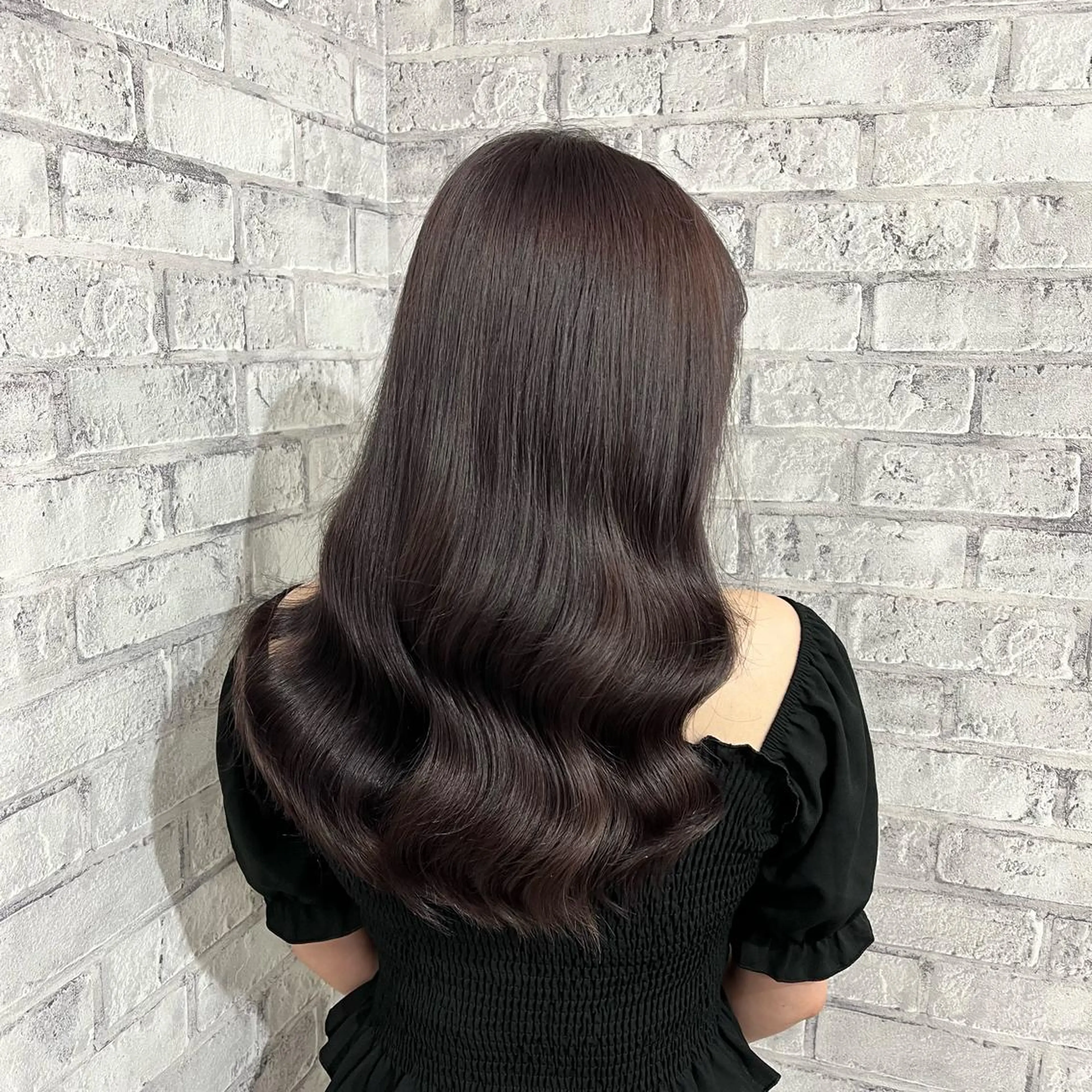 〚🎀ご新規様限定🤍ྀི〛 韓国風艶カラー➕髪質改善1stepトリートメント🪽【ミニモ学割💍】の写真