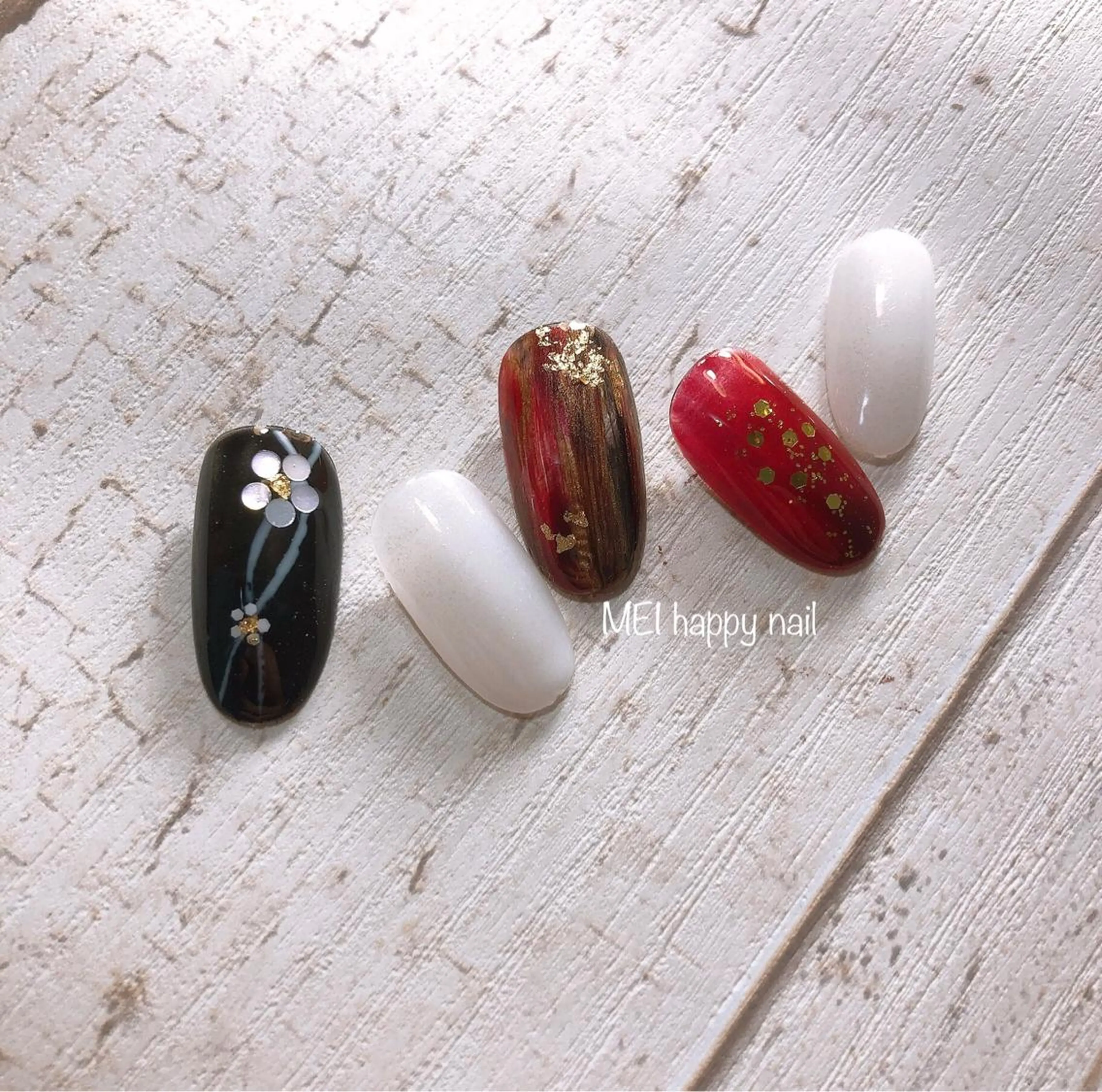 ネイル 成人式 ジェルネイル ニュアンスネイル パラジェル 春ネイル 北浦和 自爪育成ケアのネイルデザイン