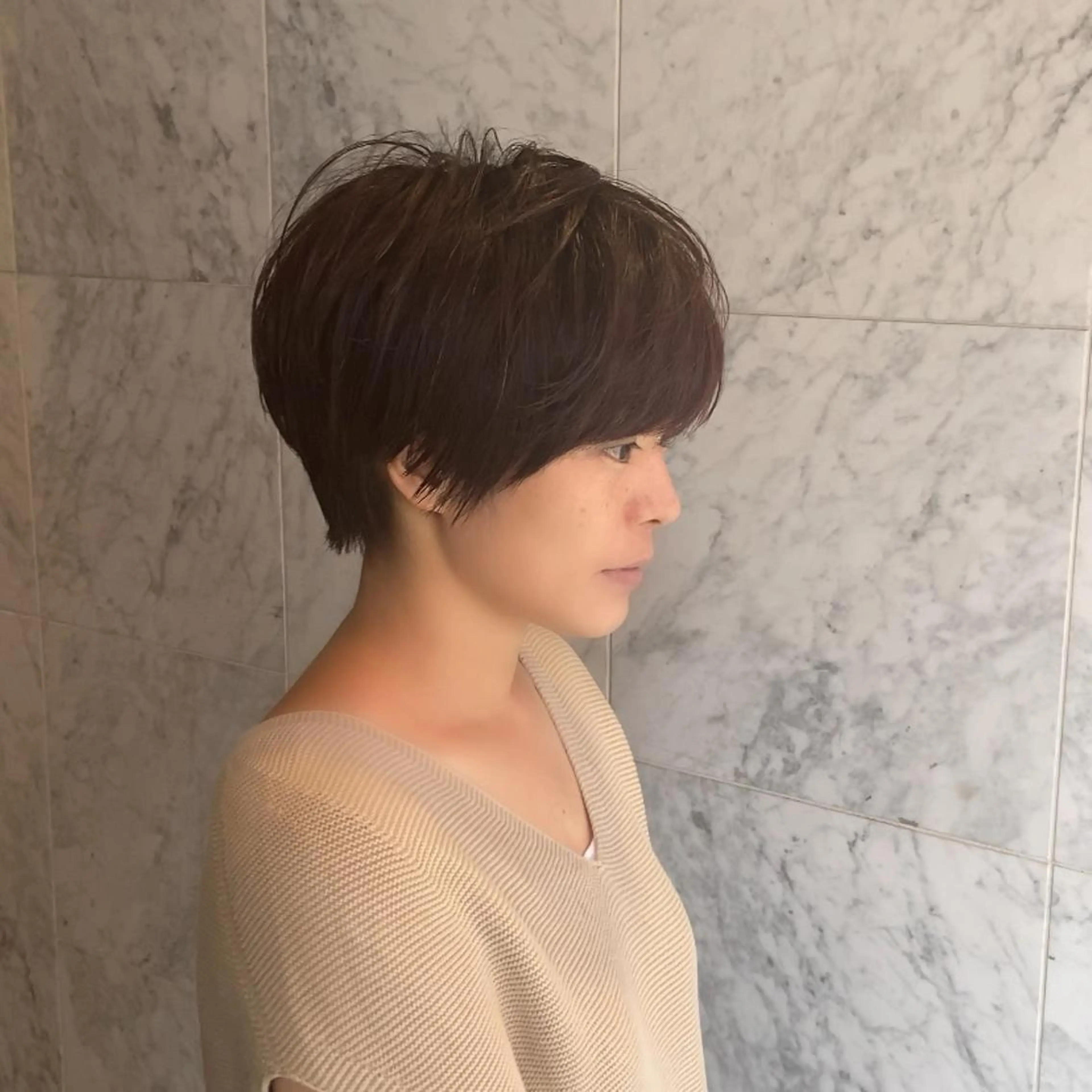 ショート ショートヘア 髪質改善/縮毛矯正/ 似合わせ/山口大輝のヘアスタイル