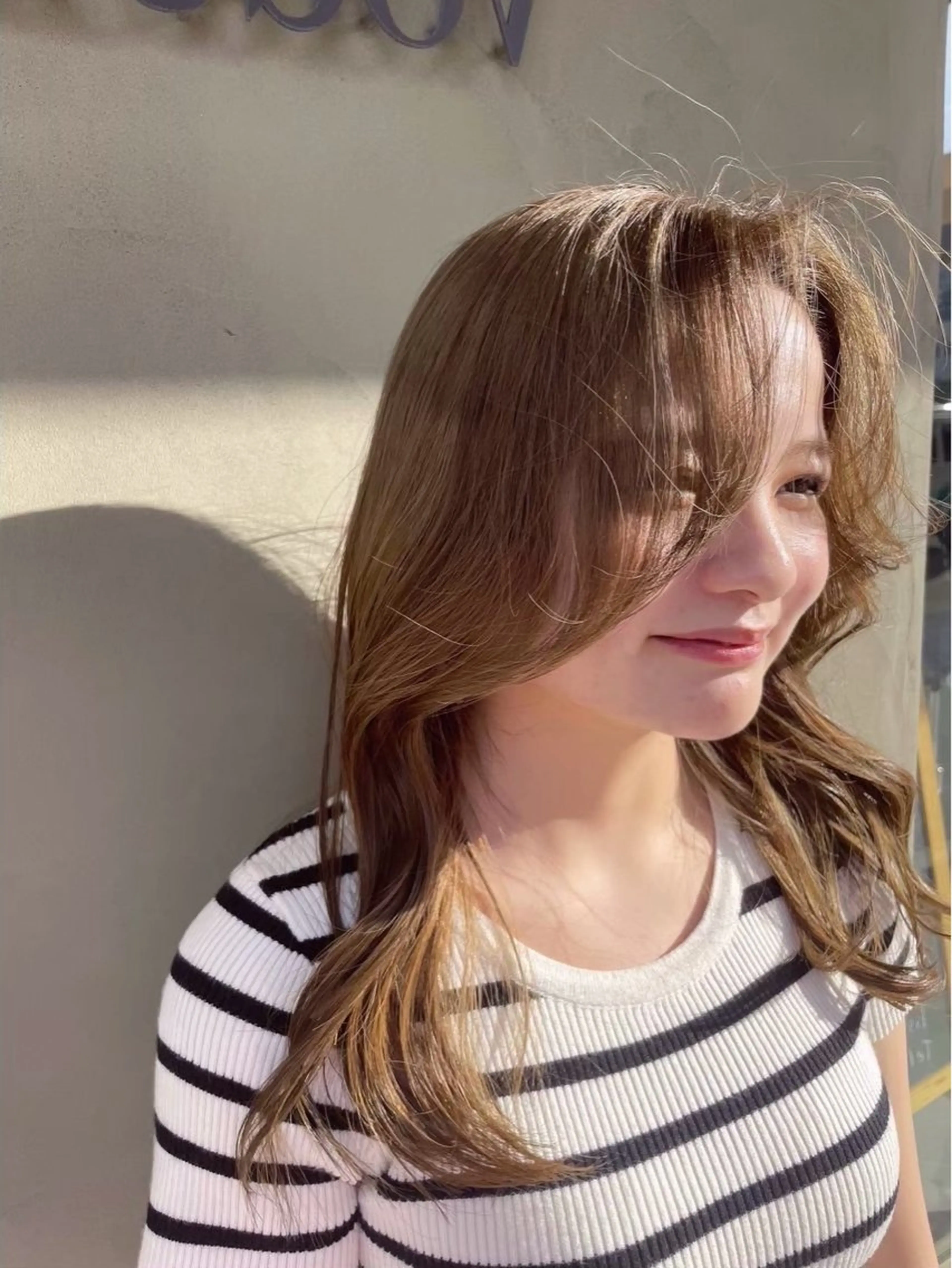 ロング 💎曲がる縮毛矯正 💎透明感カラー/のヘアスタイル