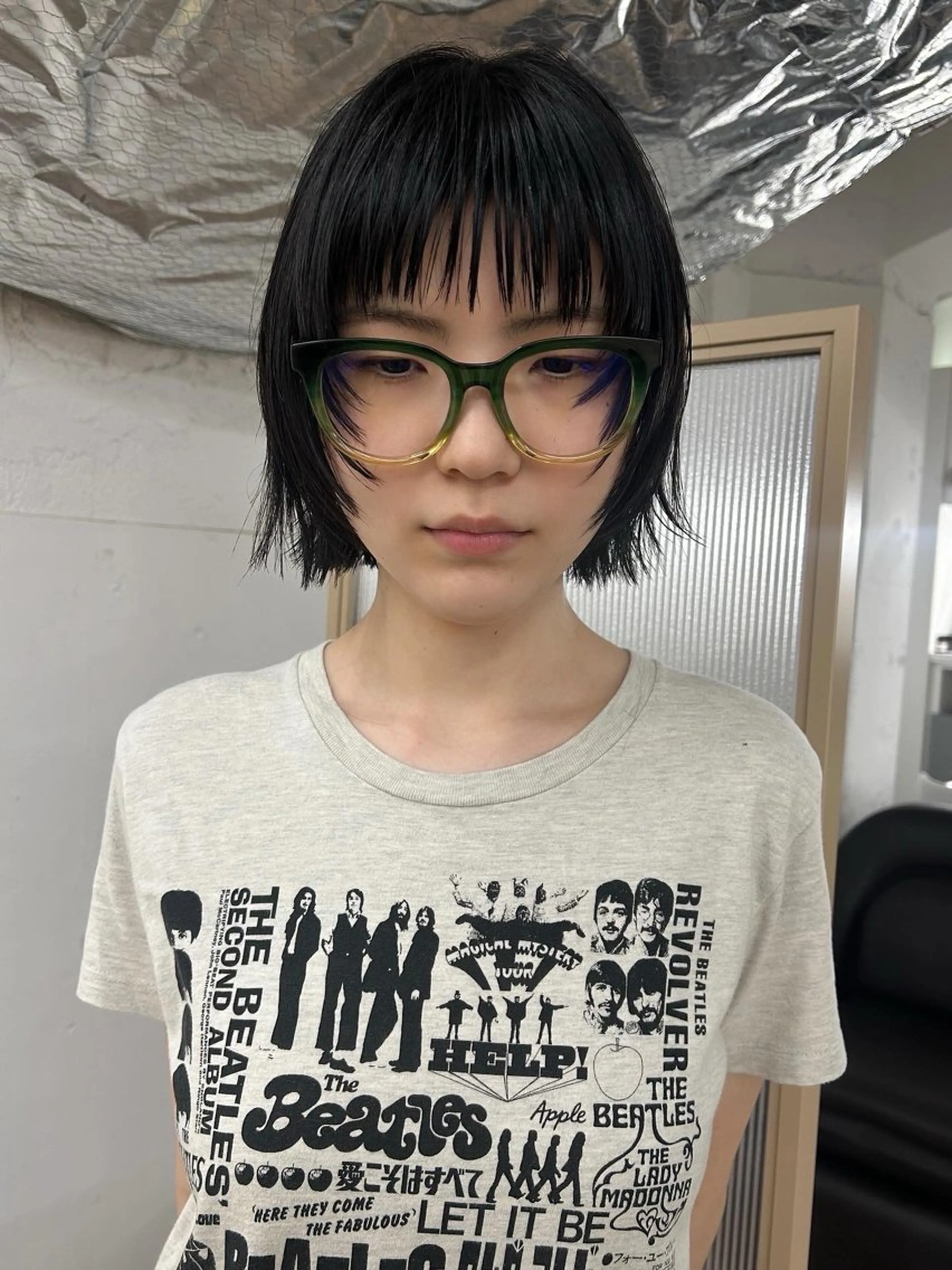 ショート カット 心斎橋/レイヤー/ ブリーチ/モエのヘアスタイル