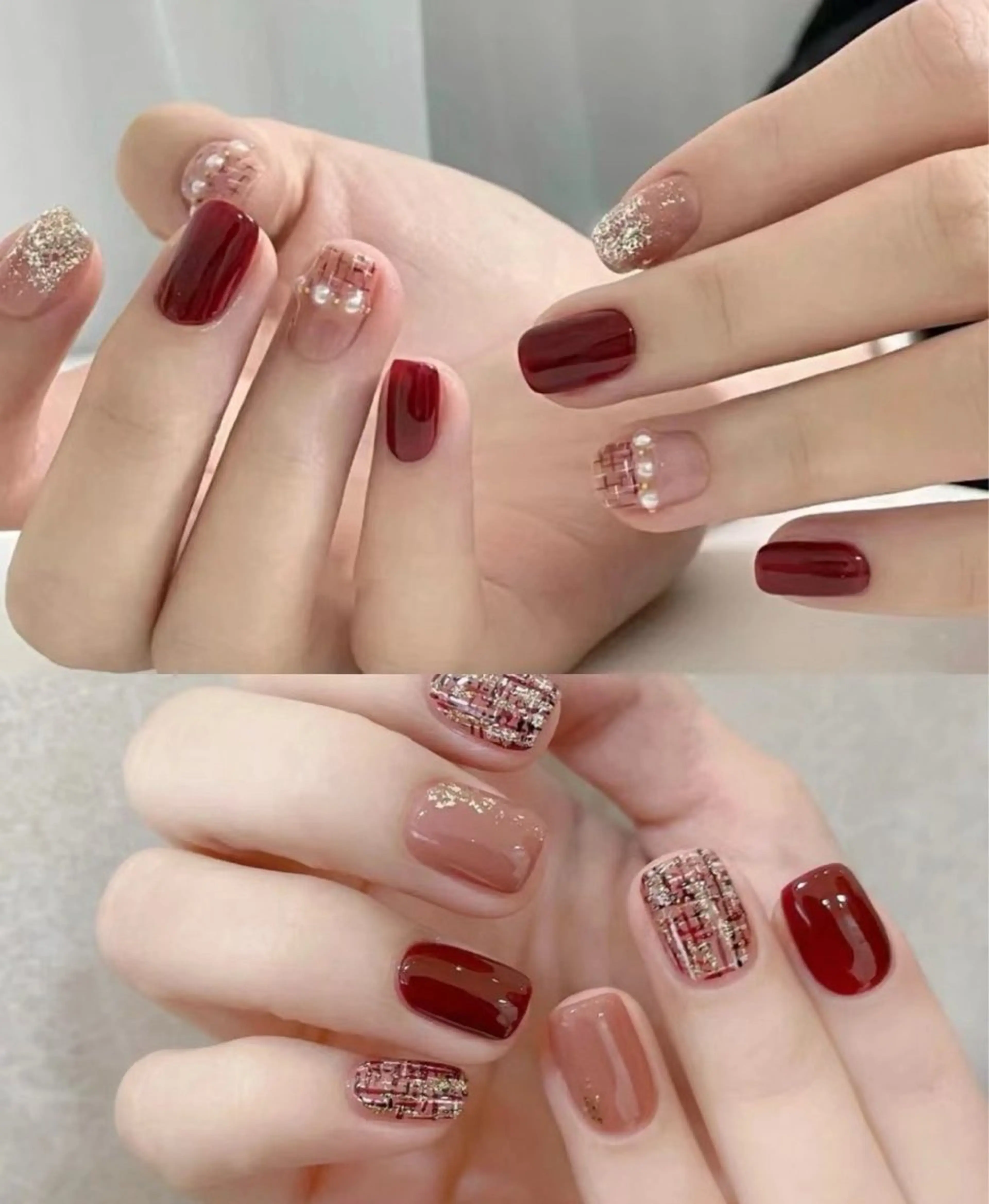 ネイル フットネイル フレンチネイル ジェルネイル ゴージャス ハート ハンドネイル MoonNail ユリ🌸のネイルデザイン