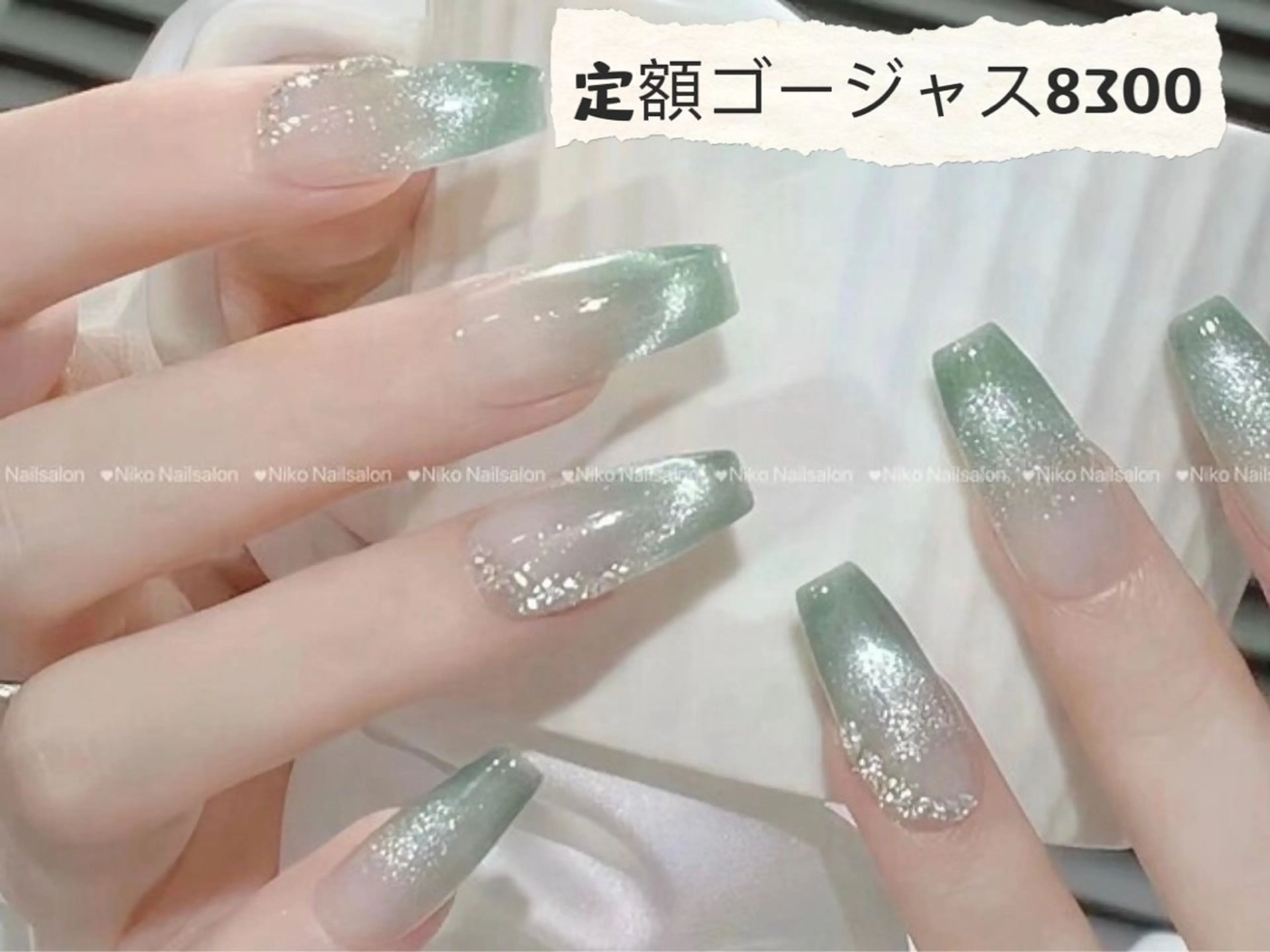 ネイル チークネイル フットネイル フレンチネイル ジェルネイル ガラスフレンチ Nikosalon rikoのネイルデザイン