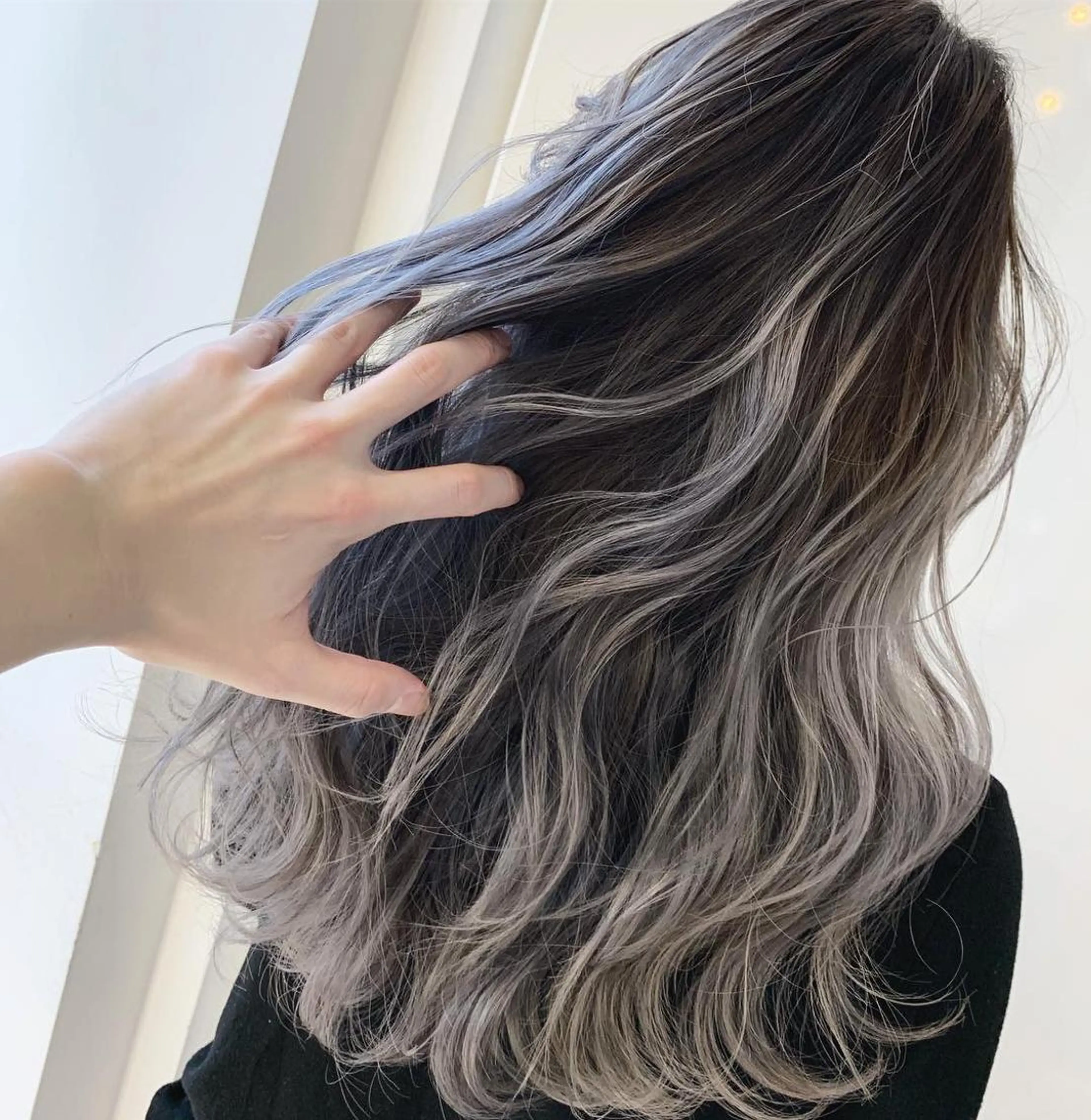 ロング カラー ヘアアレンジ 阿部 圭悟のヘアスタイル