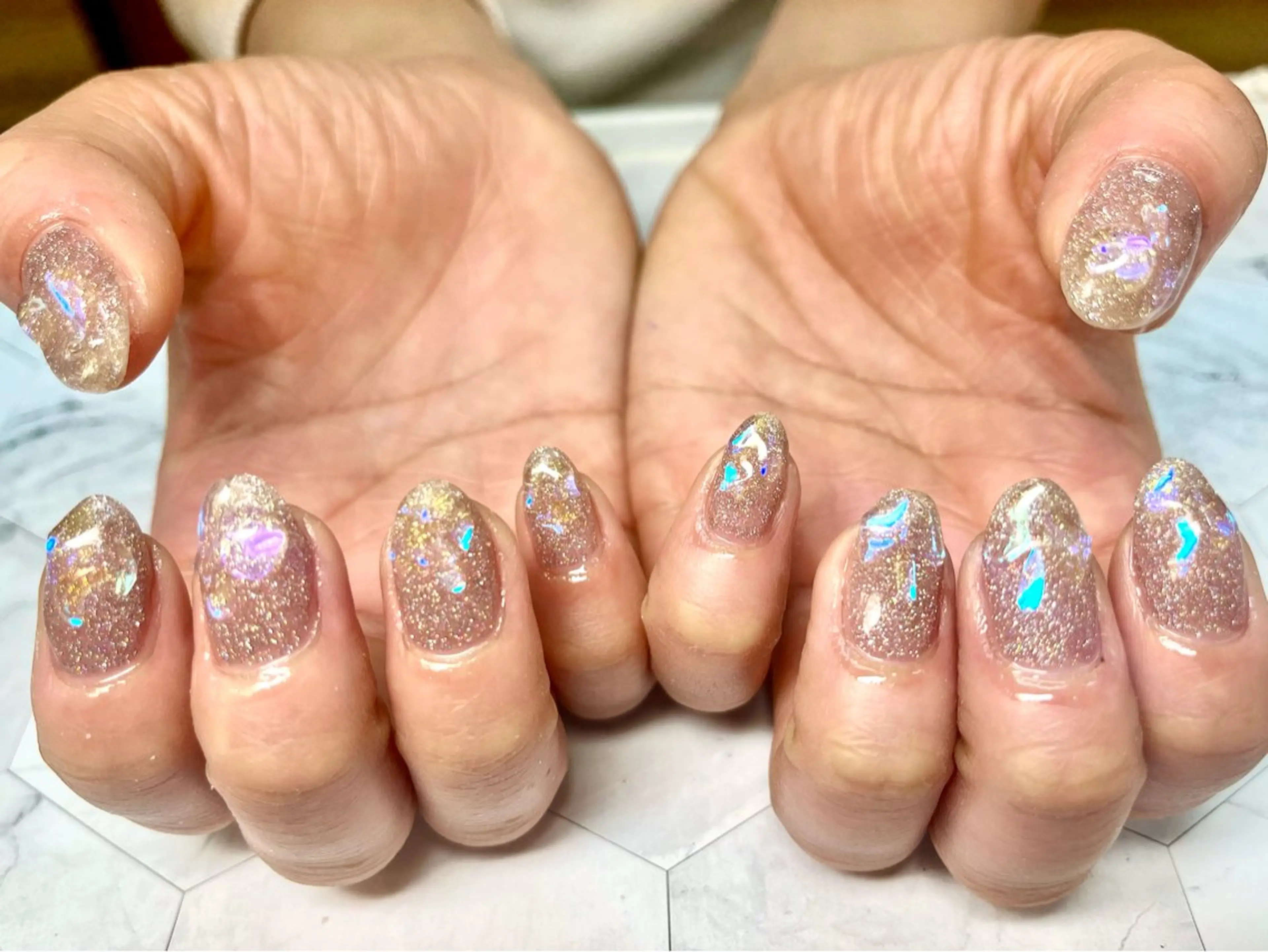 ネイル Queennail 北堀江megumiのネイルデザイン