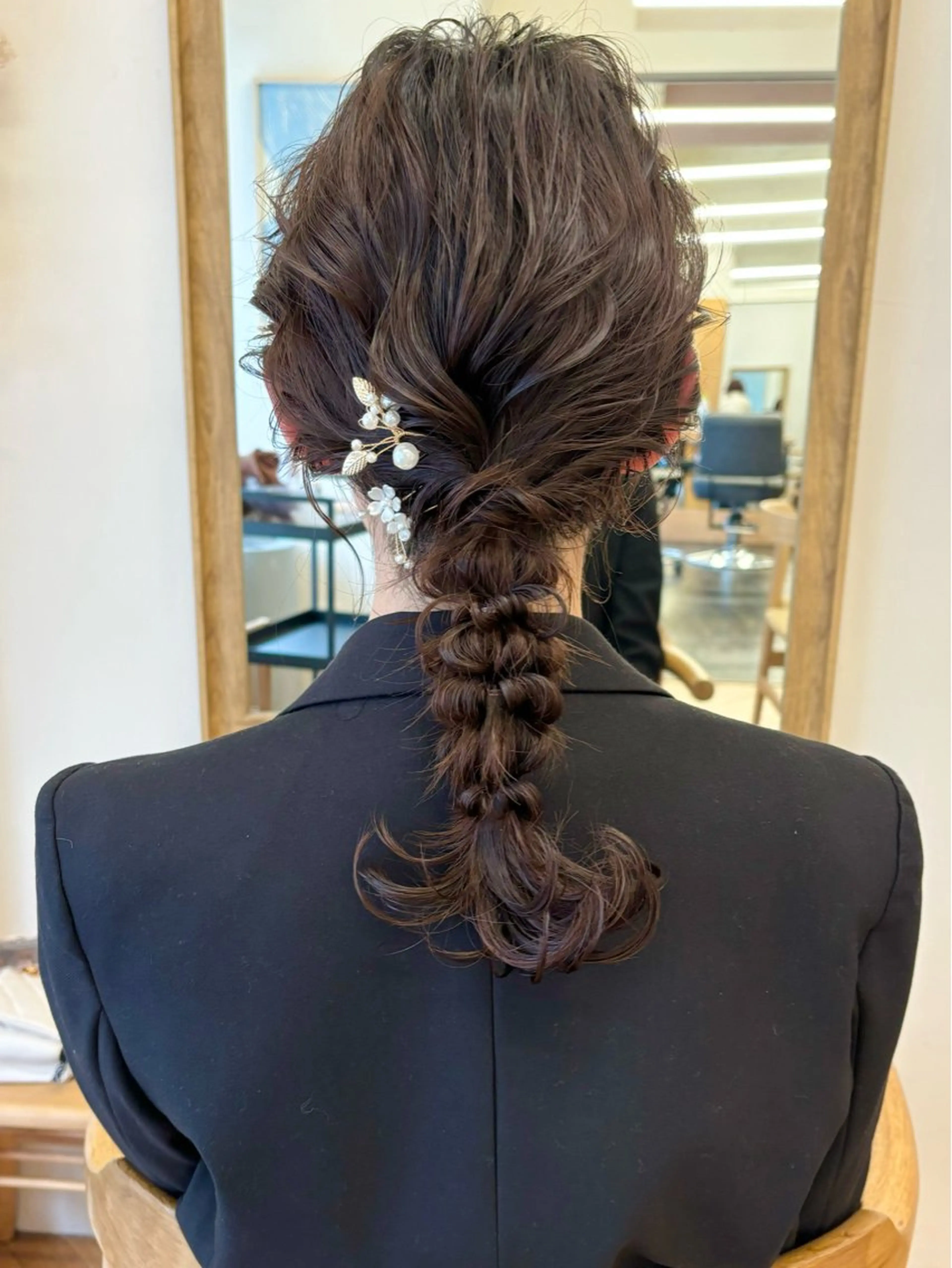 セミロング ヘアアレンジ ヘアセット 美空🐇 レイヤー / 透明感カラー🩰のヘアスタイル