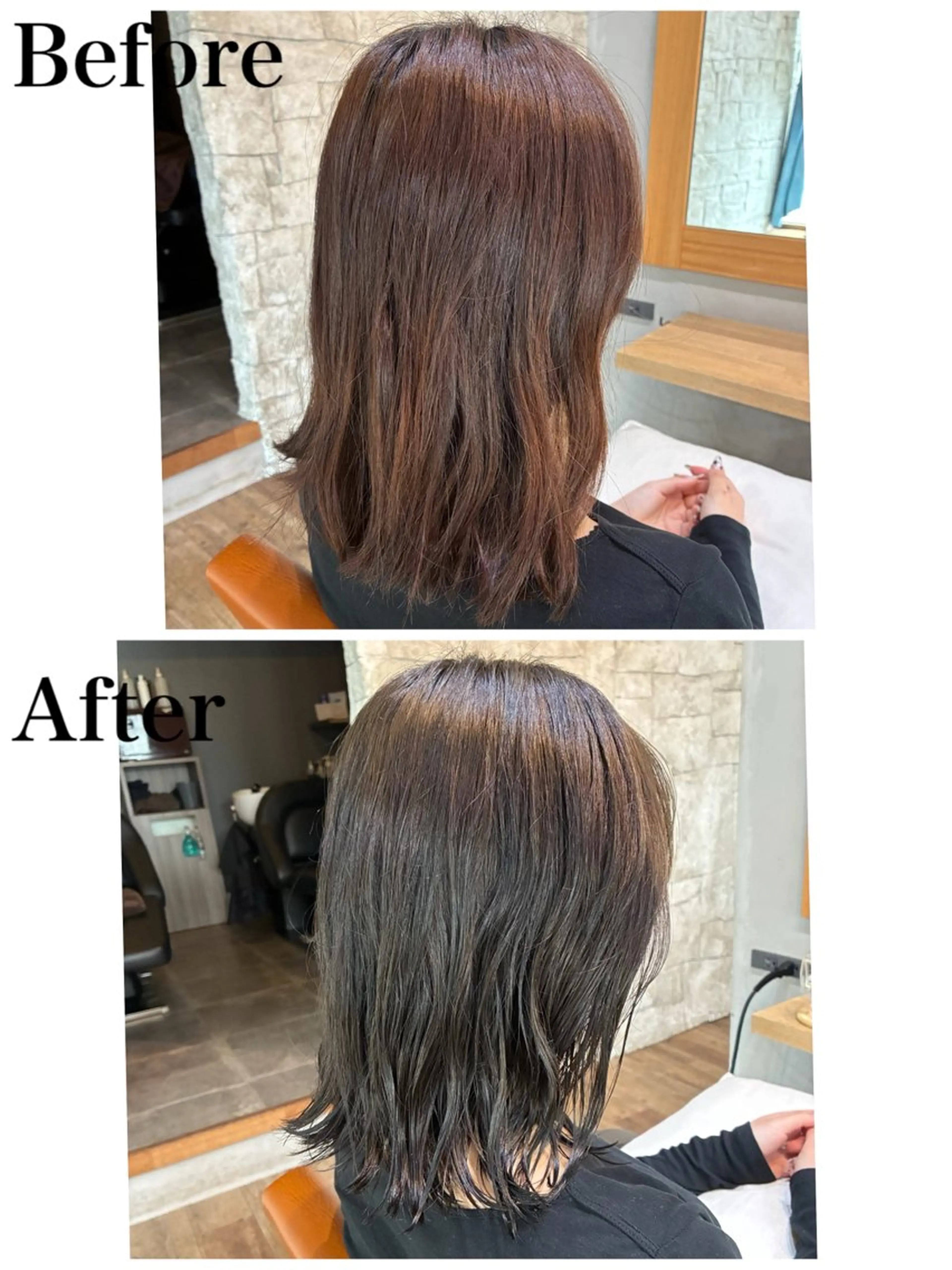 カラー オリーブカラー ヘアカラー お褒めの口コミ多数✨ 美髪カラー/浦本冴絵のヘアスタイル