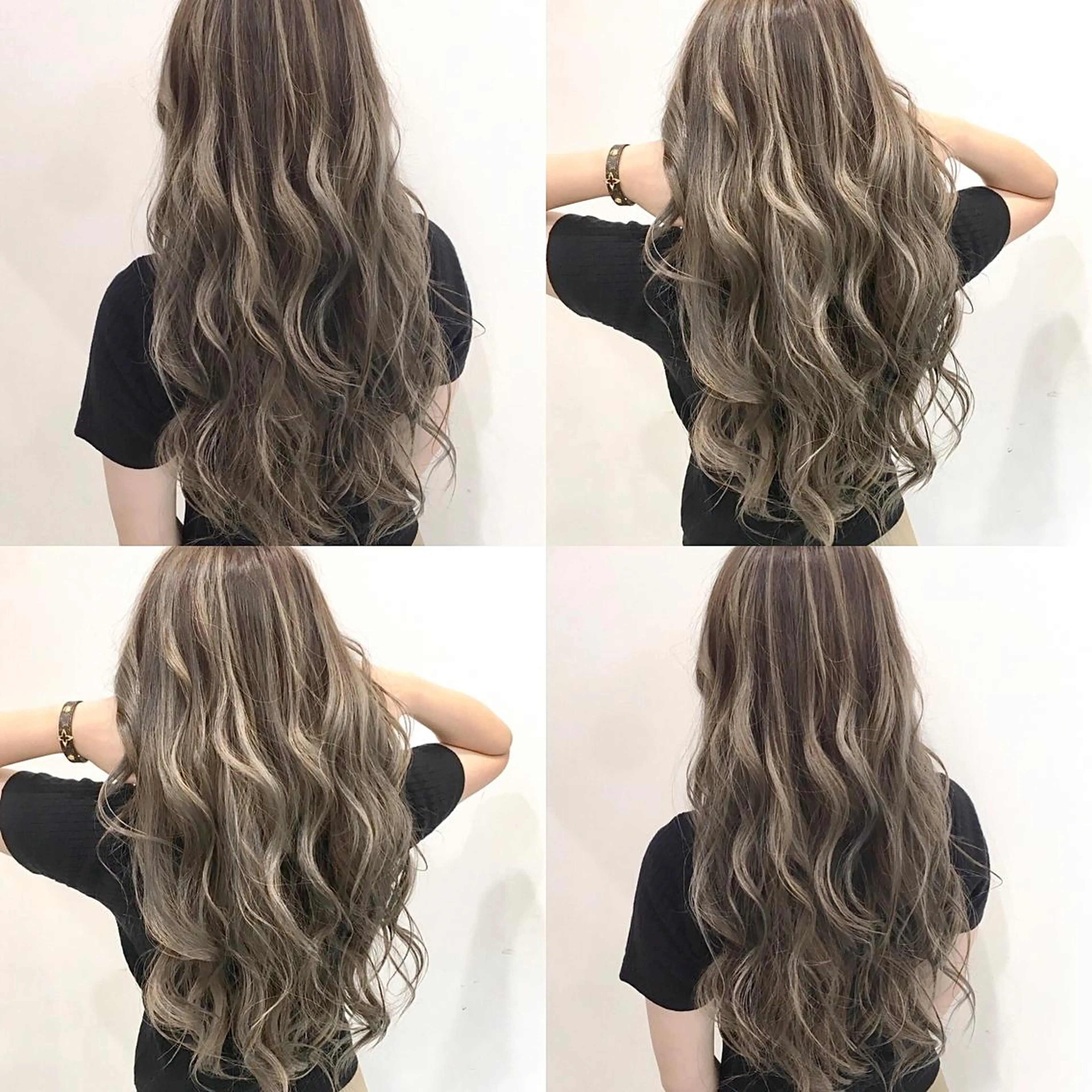 ロング カラー ハイライトカラー ハイライト MiL所属・✨ハイトーン✨ 濱田知孝のヘアスタイル