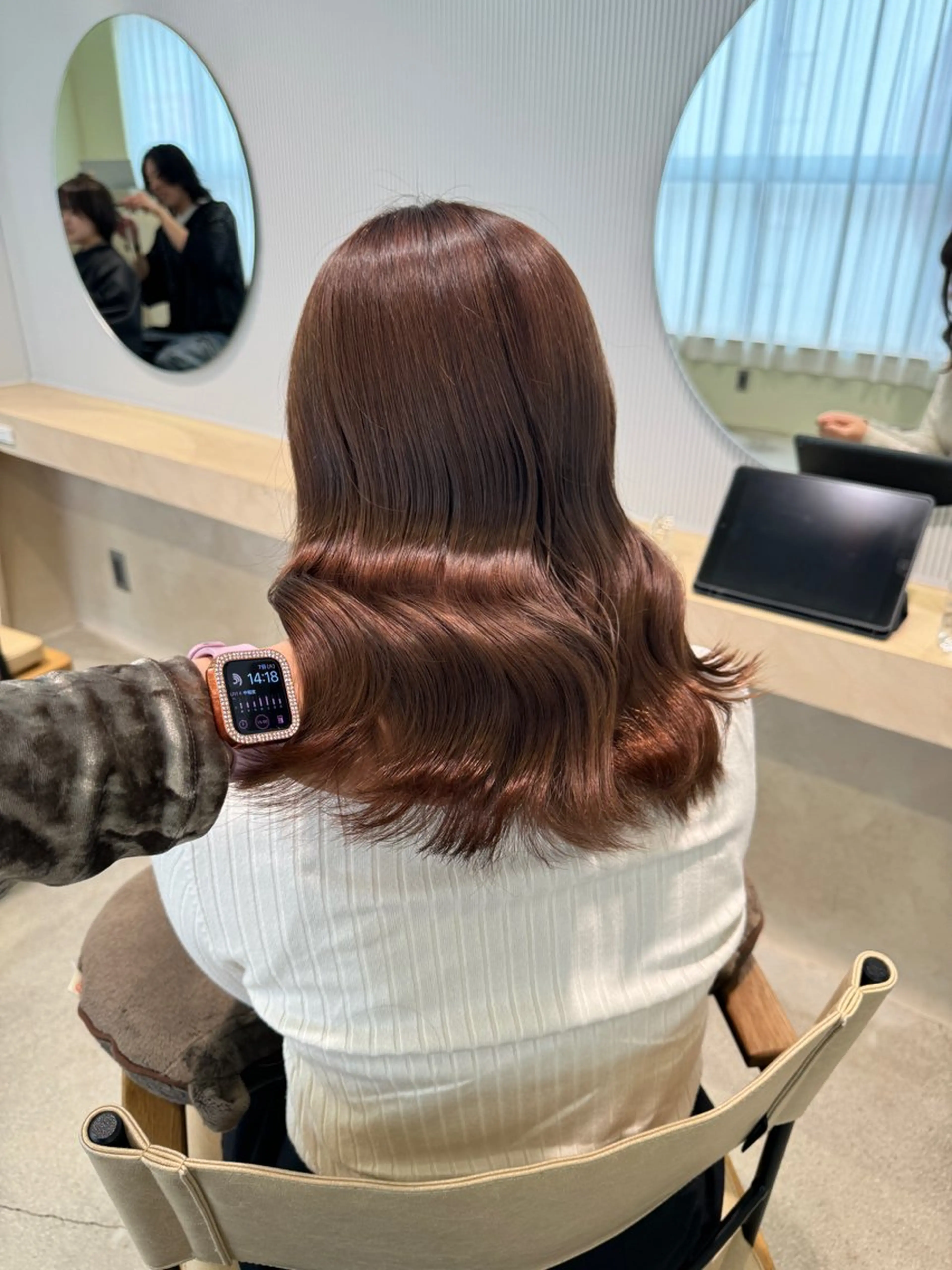 カラー 落合しほ/韓国ヘア/ 髪質改善/縮毛矯正のヘアスタイル