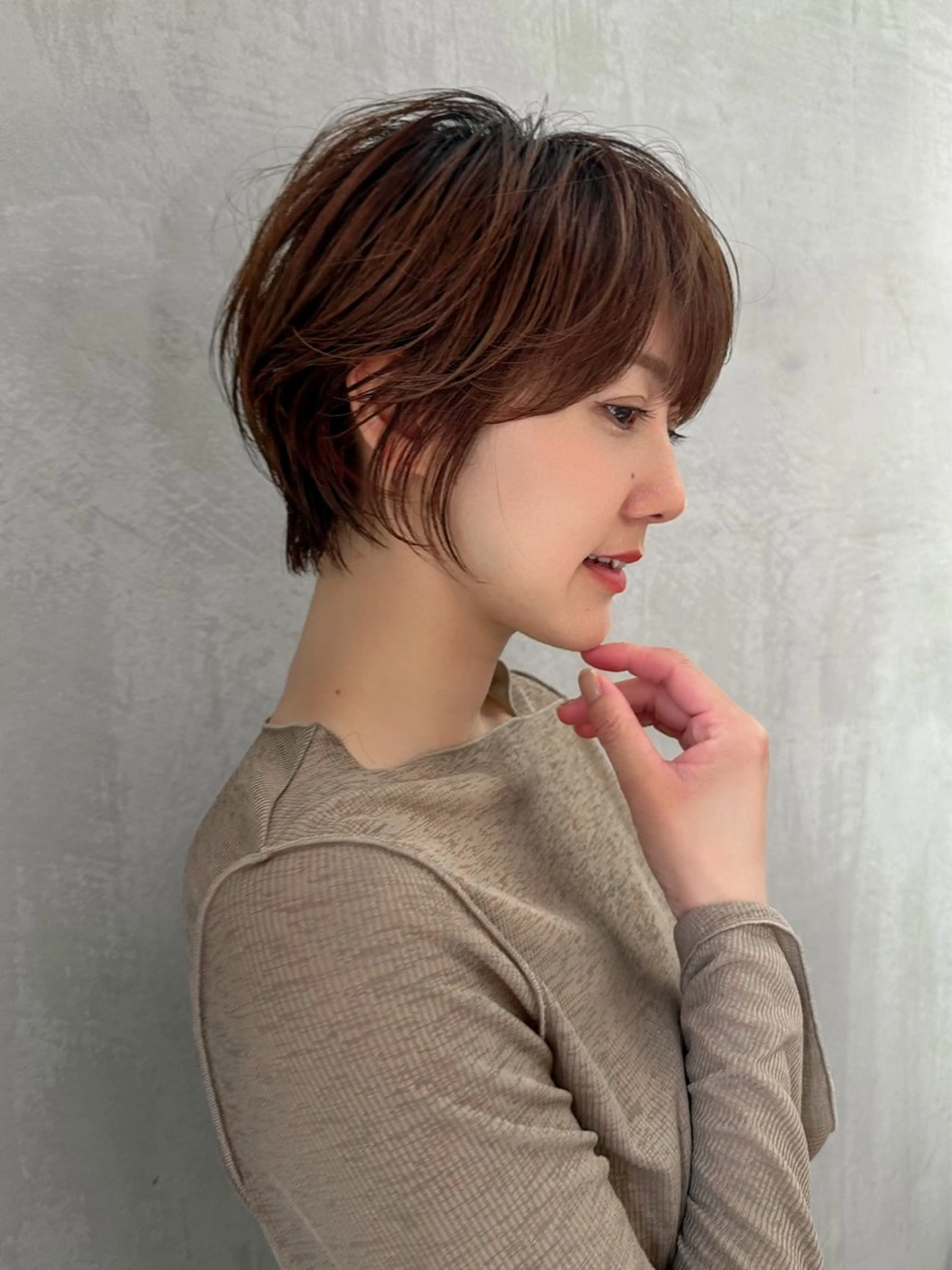 ショート ショートヘア 小顔カット カット ヘアカラー トリートメント ヘッドスパ taiga レイヤー /髪質改善/矯正🌈のヘアスタイル