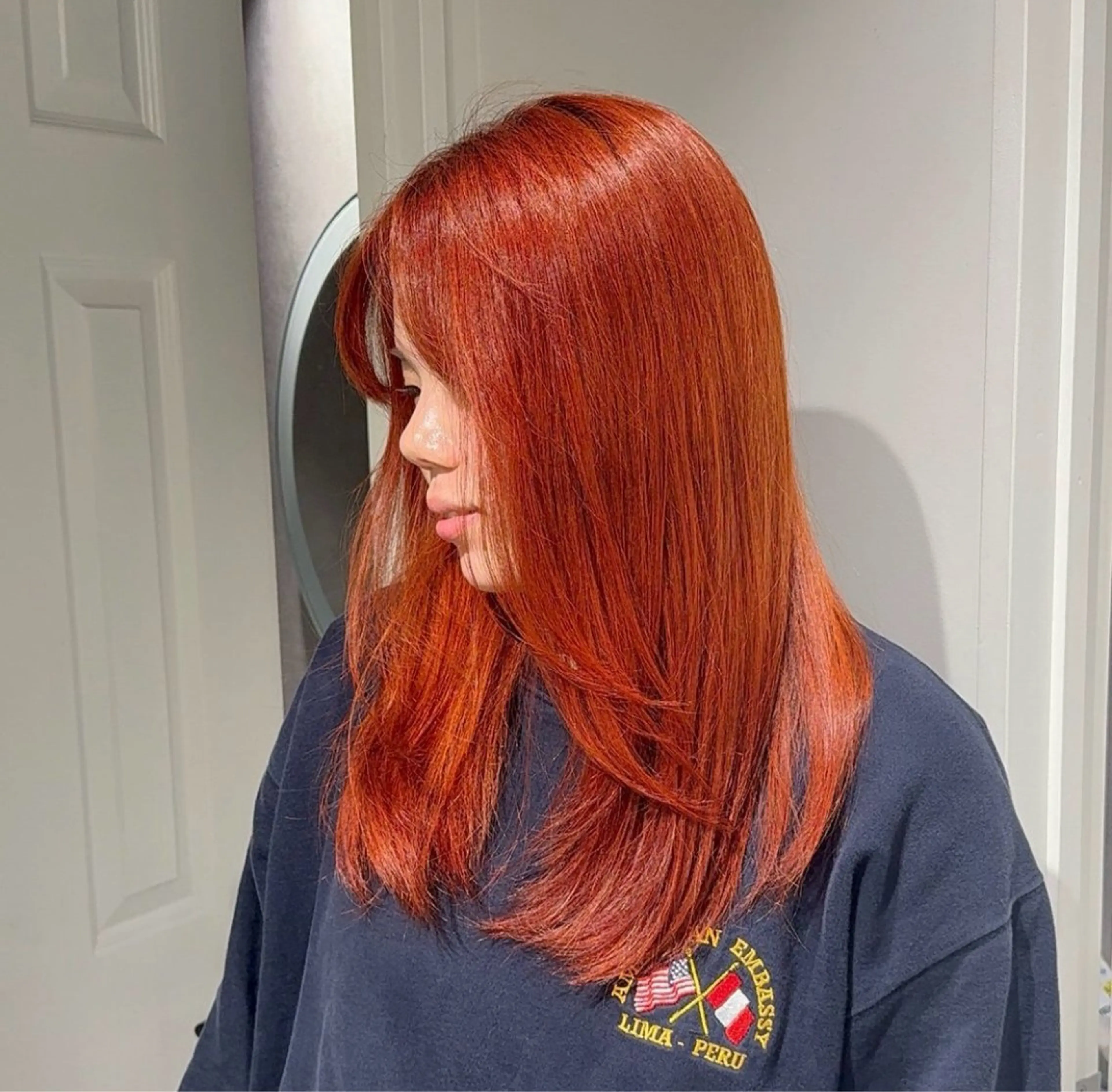 セミロング カラー ハイトーンカラー ヘアカラー ハイトーンカラー/ ゆい🌟のヘアスタイル