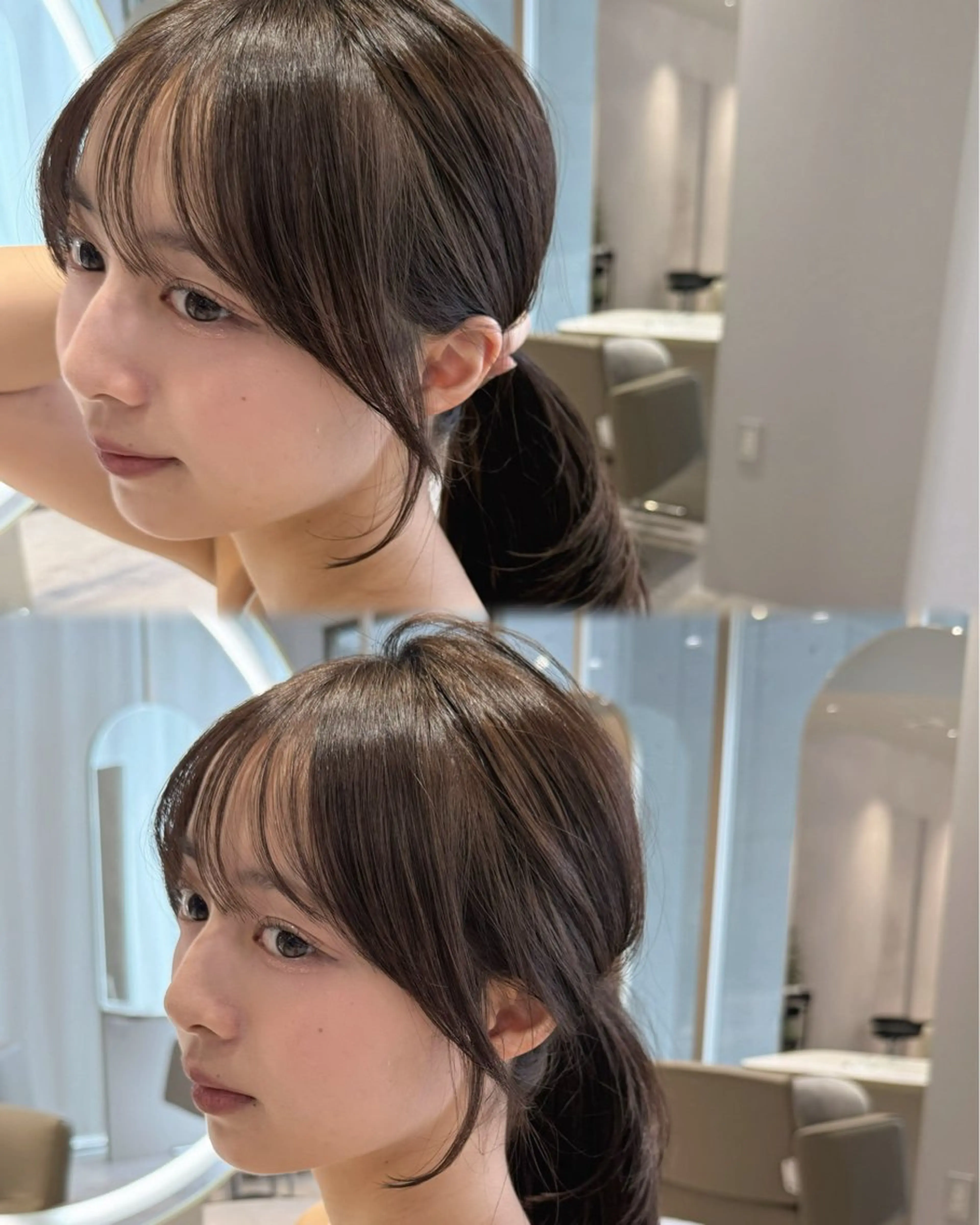 ミディアム Agnos 青山/ saya🌼のヘアスタイル