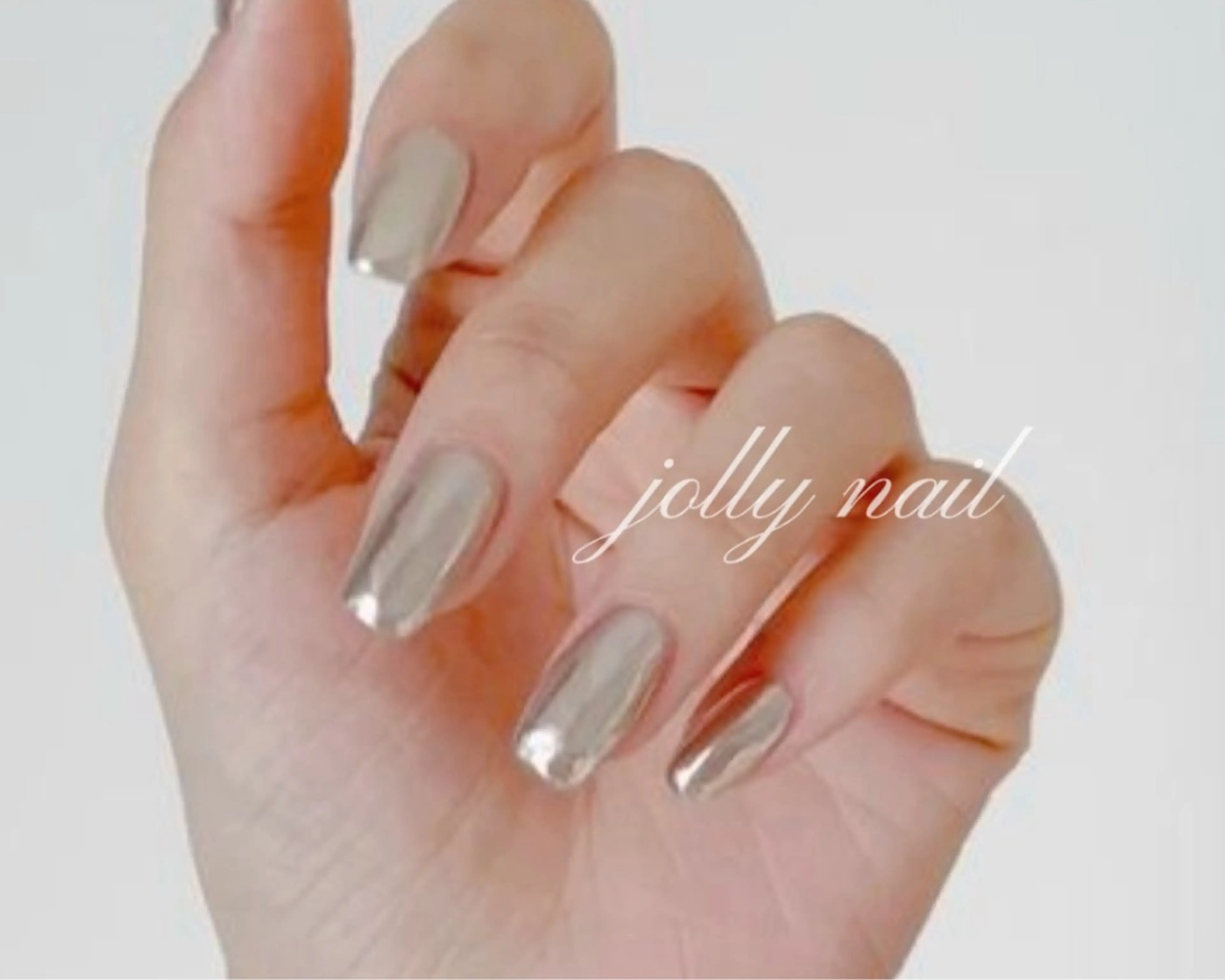 ネイル Jolly チップ長さだしのネイルデザイン