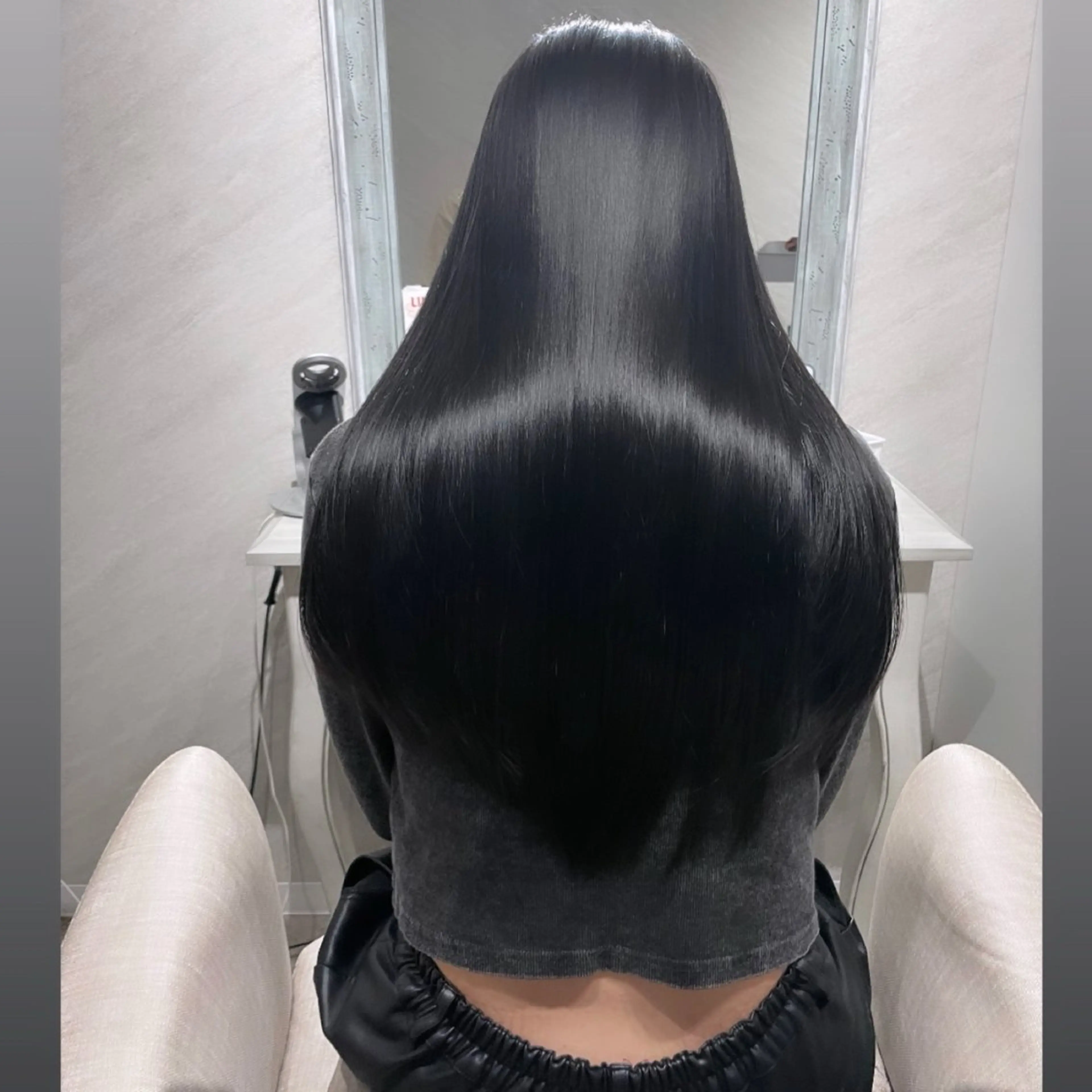 ロング ヘアカラー 髪質改善×縮毛矯正 ×艶カラーNAOのヘアスタイル