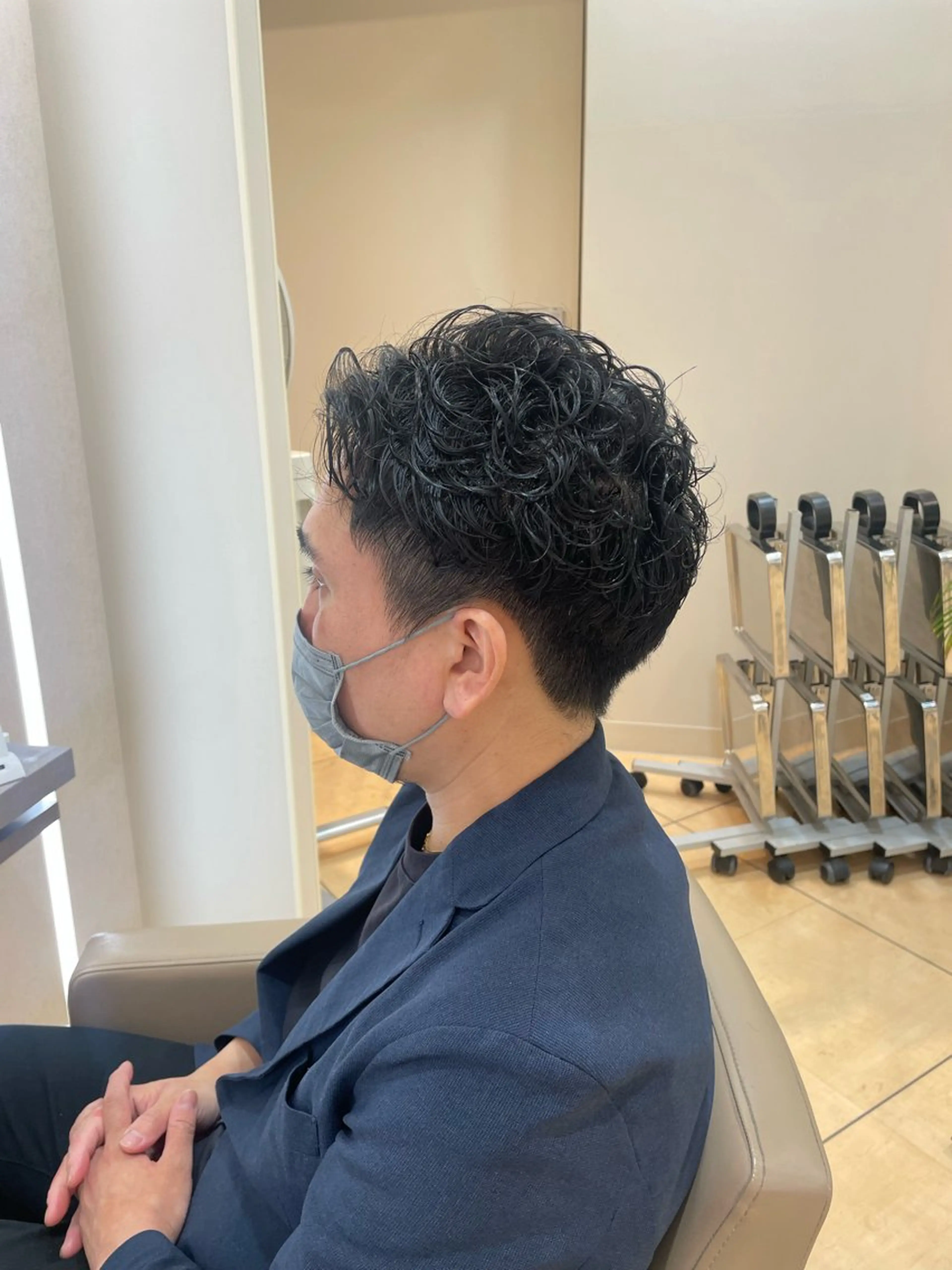 メンズ 刈り上げ 三富 陽菜のヘアスタイル