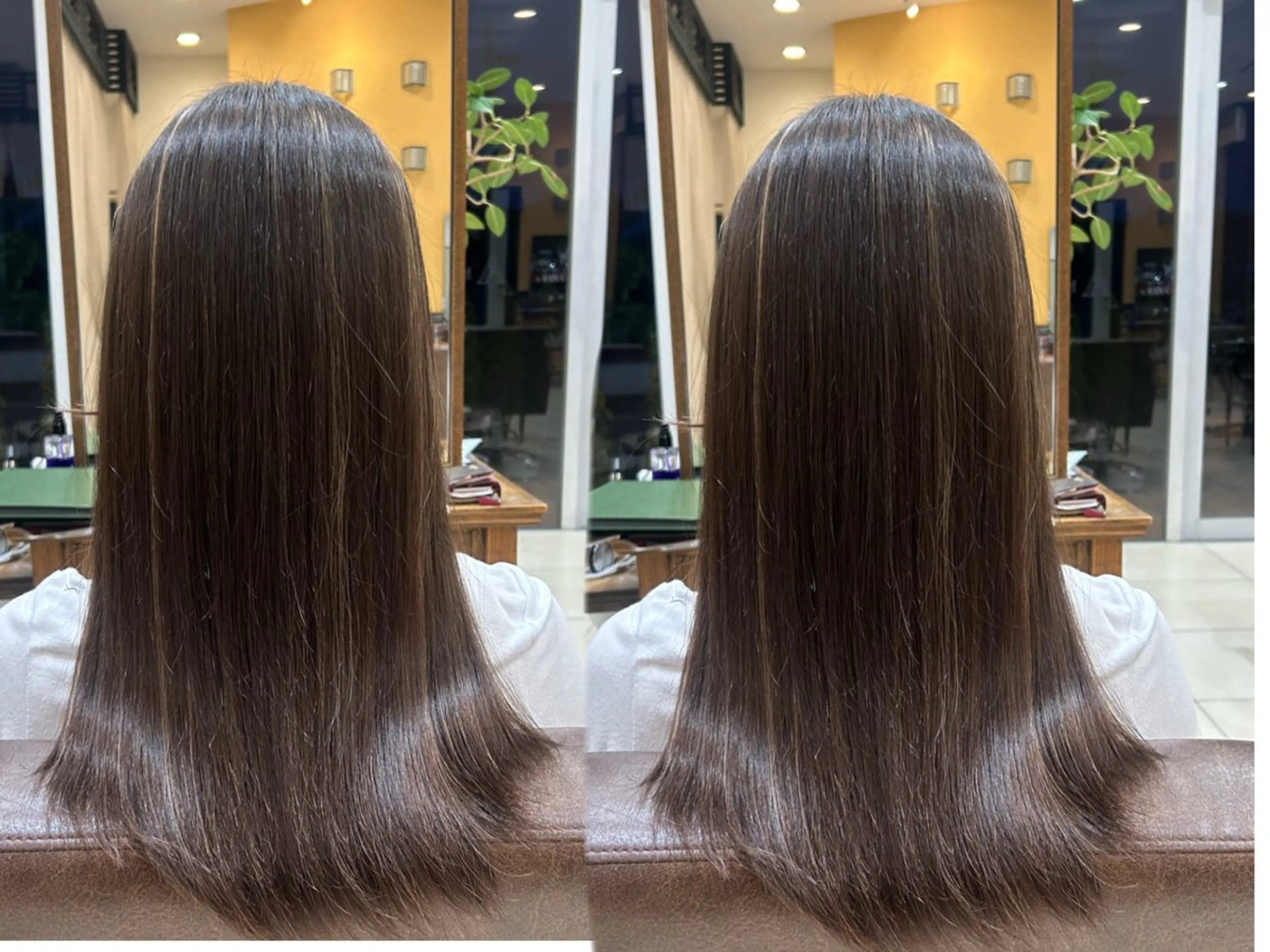 ロング カラー デザインカラー ハイライトカラー ハイライト 髪質改善 ロング ヘアカラー トリートメント 竹内帆希/縮毛矯正 /デザインカラーのヘアスタイル