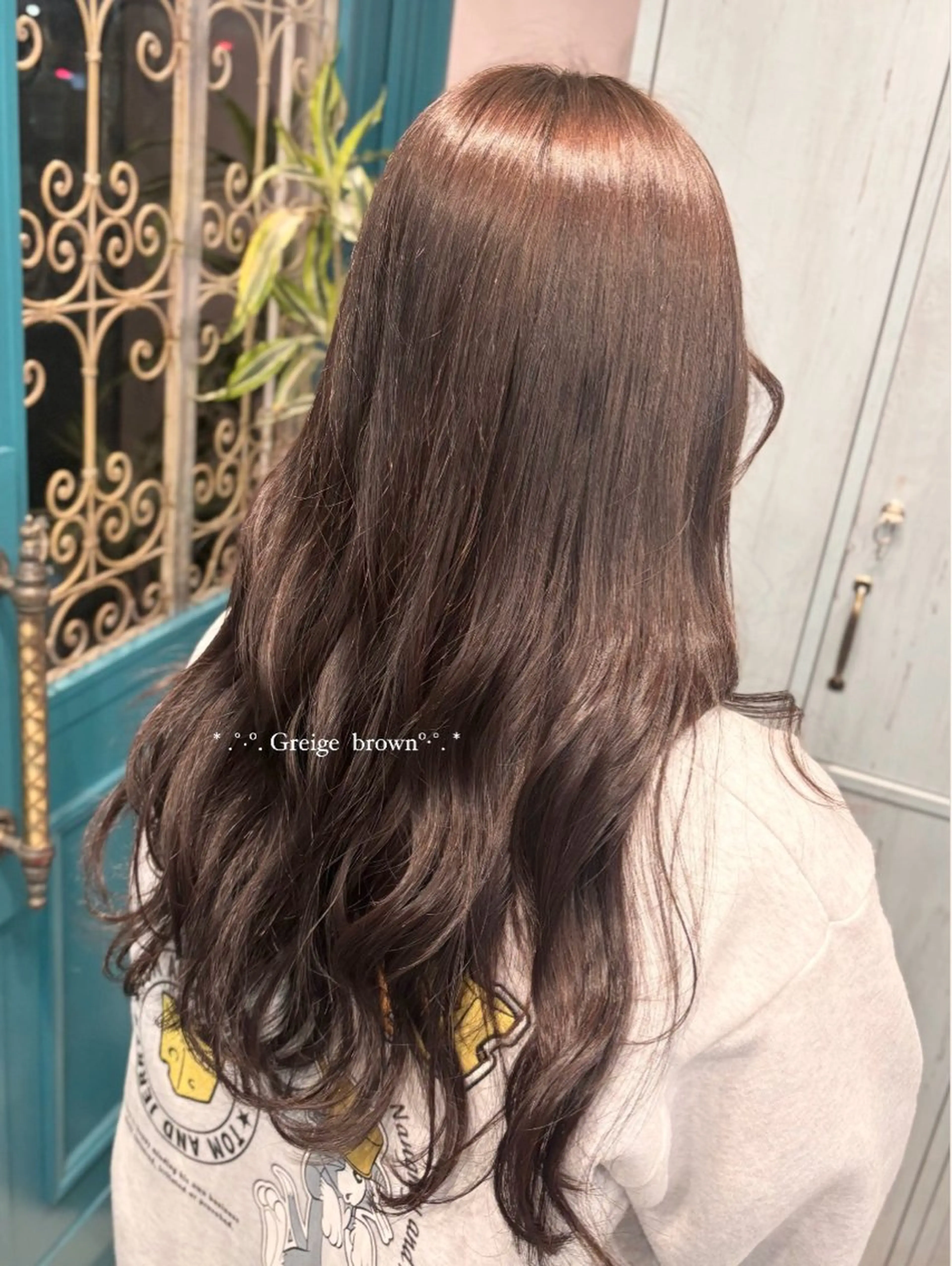 ロング カラー ブラウンカラー 透明感カラー レッドカラー レッドブラウン ヘアカラー 🌱なゆみ🌱透明感 /ナチュラル/高宮のヘアスタイル