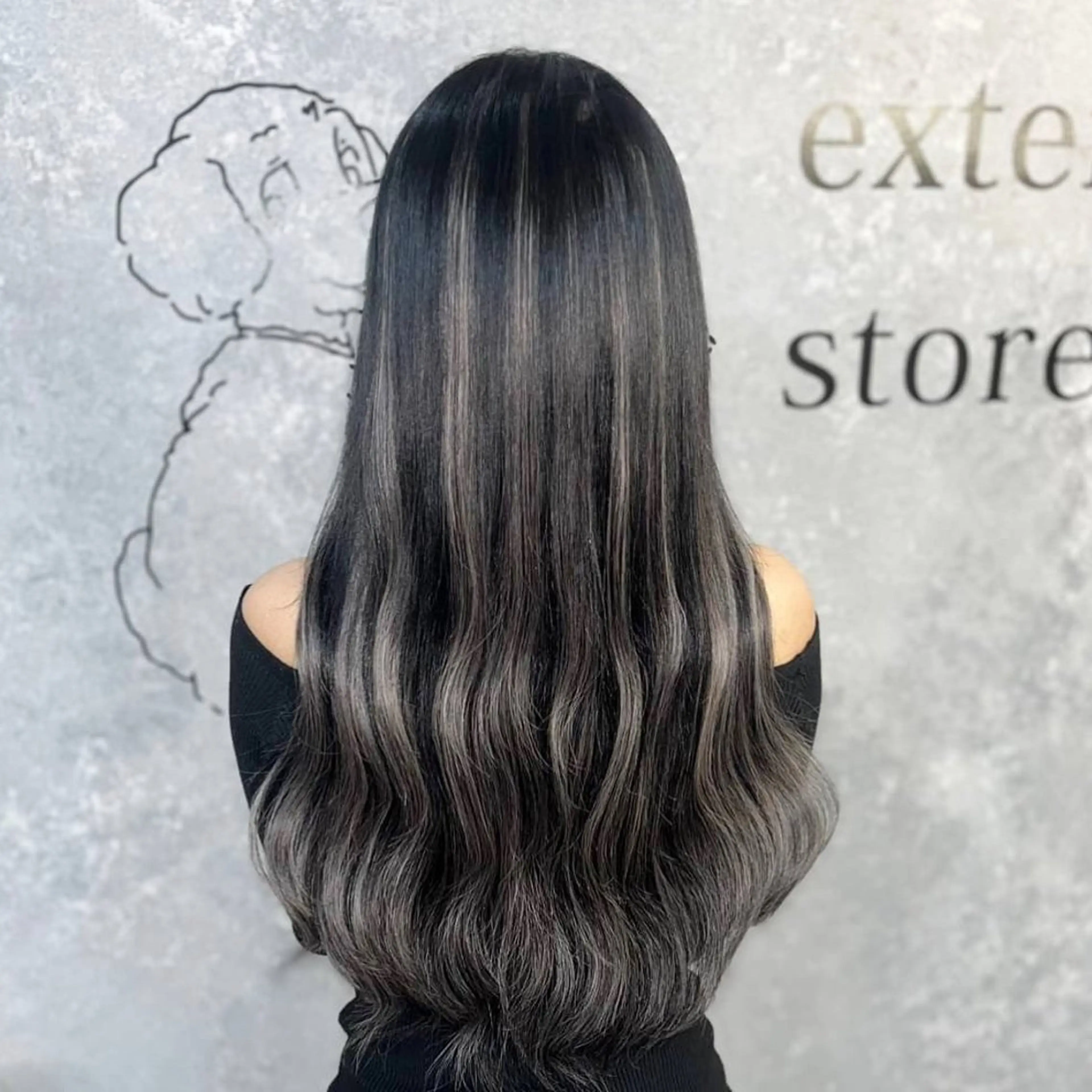 ロング ヘアアレンジ エクステ eye エクステ専門店Rのヘアスタイル