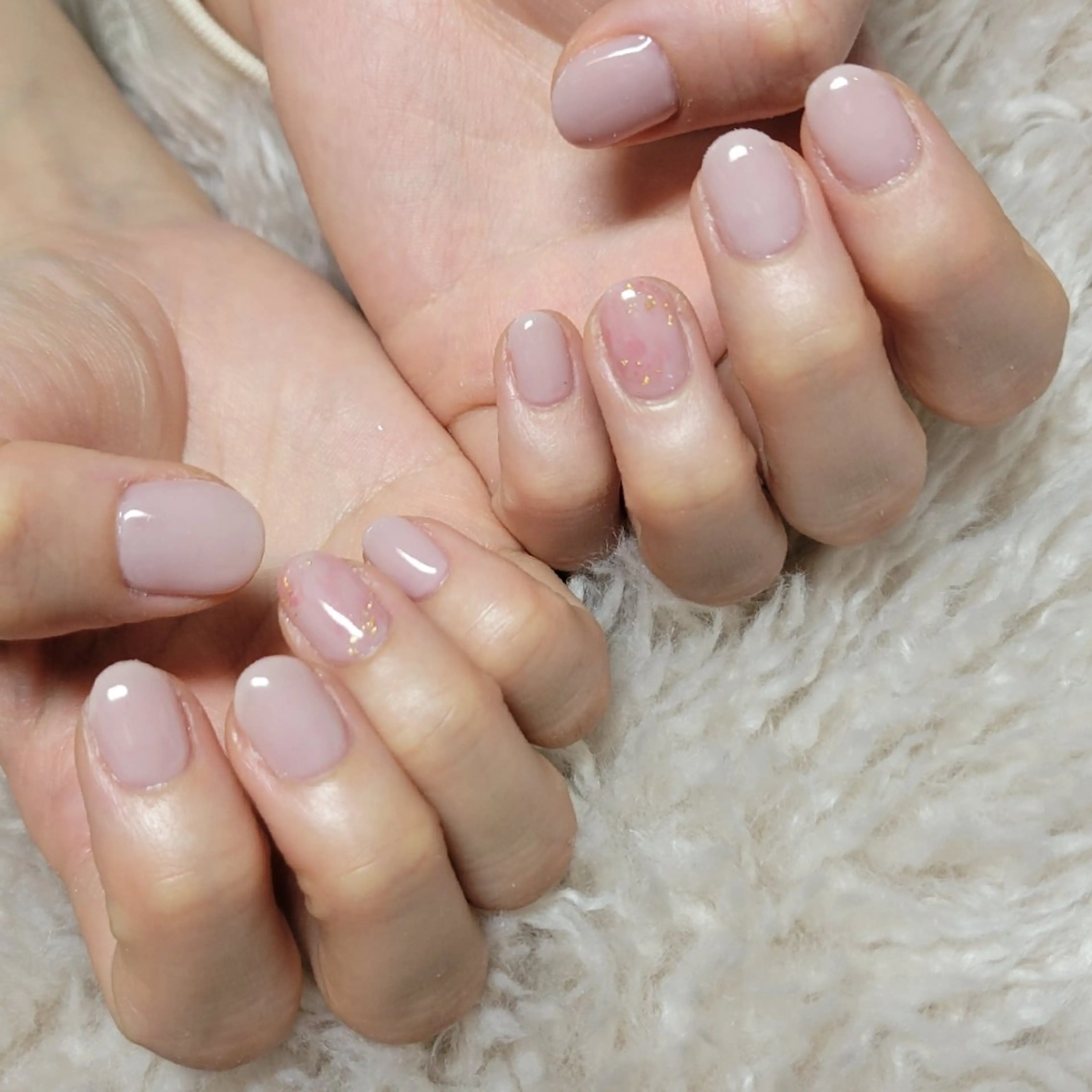 ネイル 大理石ネイル(マーブル) オフィスネイル ピンク 斎藤 Ri-na-il長浜のネイルデザイン