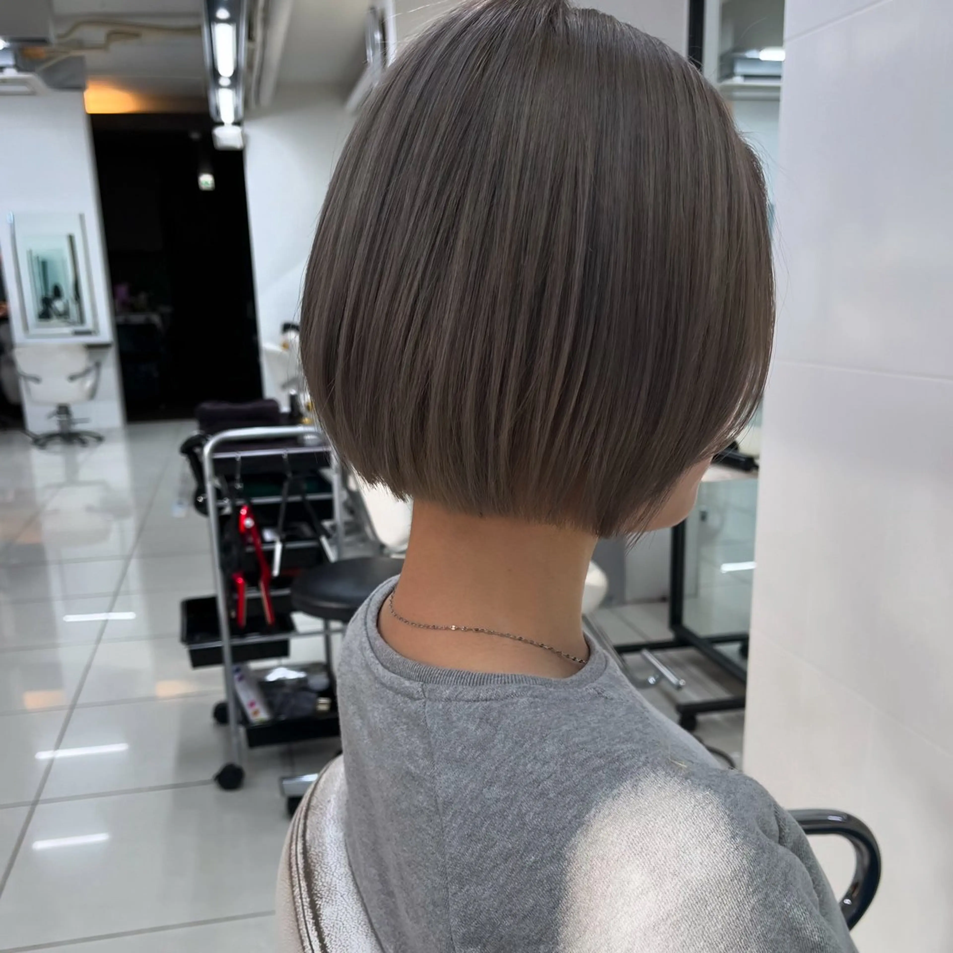 ショート カラー カット ヘアカラー トリートメント ハタケヤマヨシキ ／BOOTHのヘアスタイル