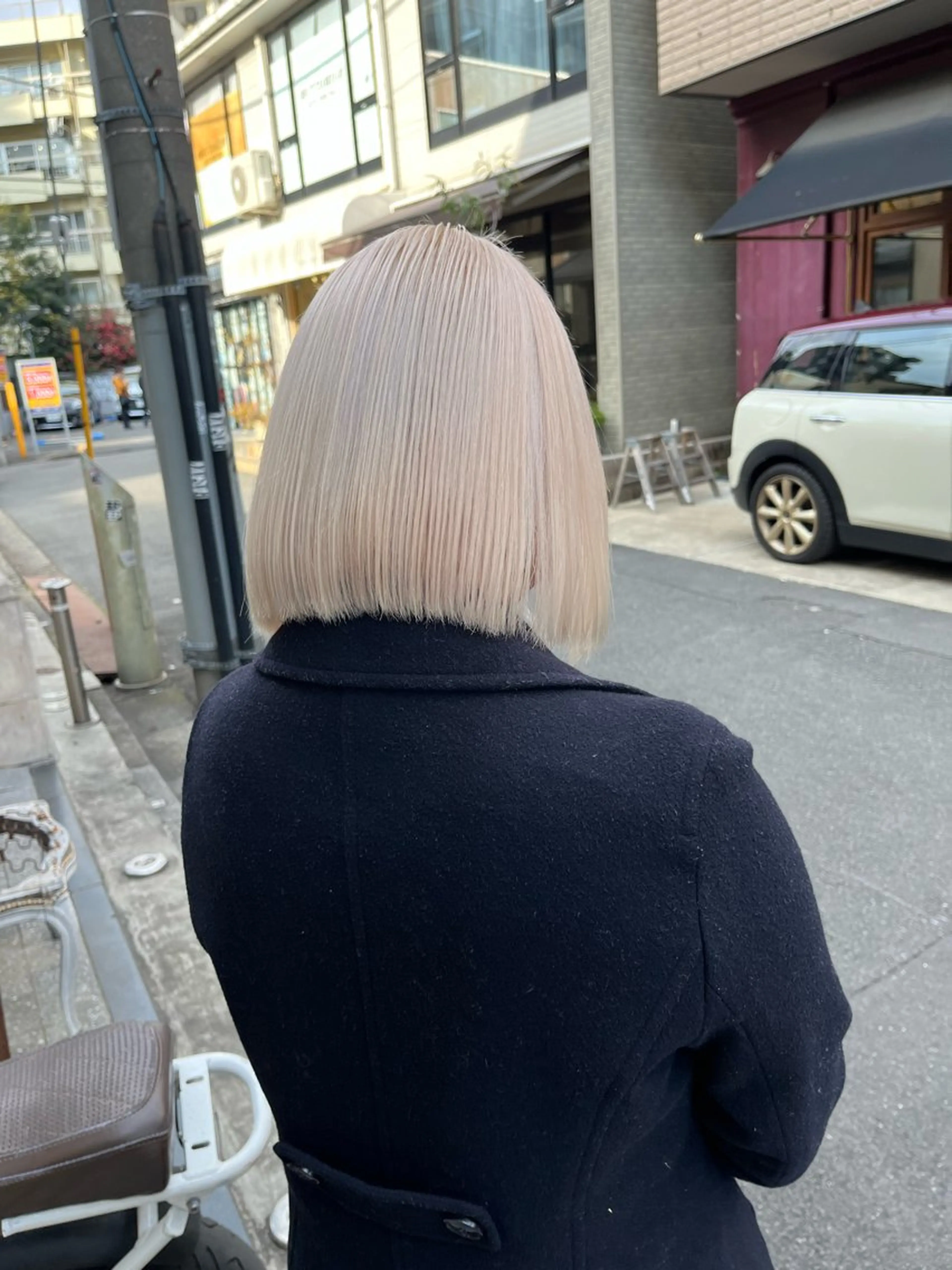 ショート カラー ヘアアレンジ ヘアカラー トリートメント ハイトーン/美髪矯正 🍃大江拓実のヘアスタイル