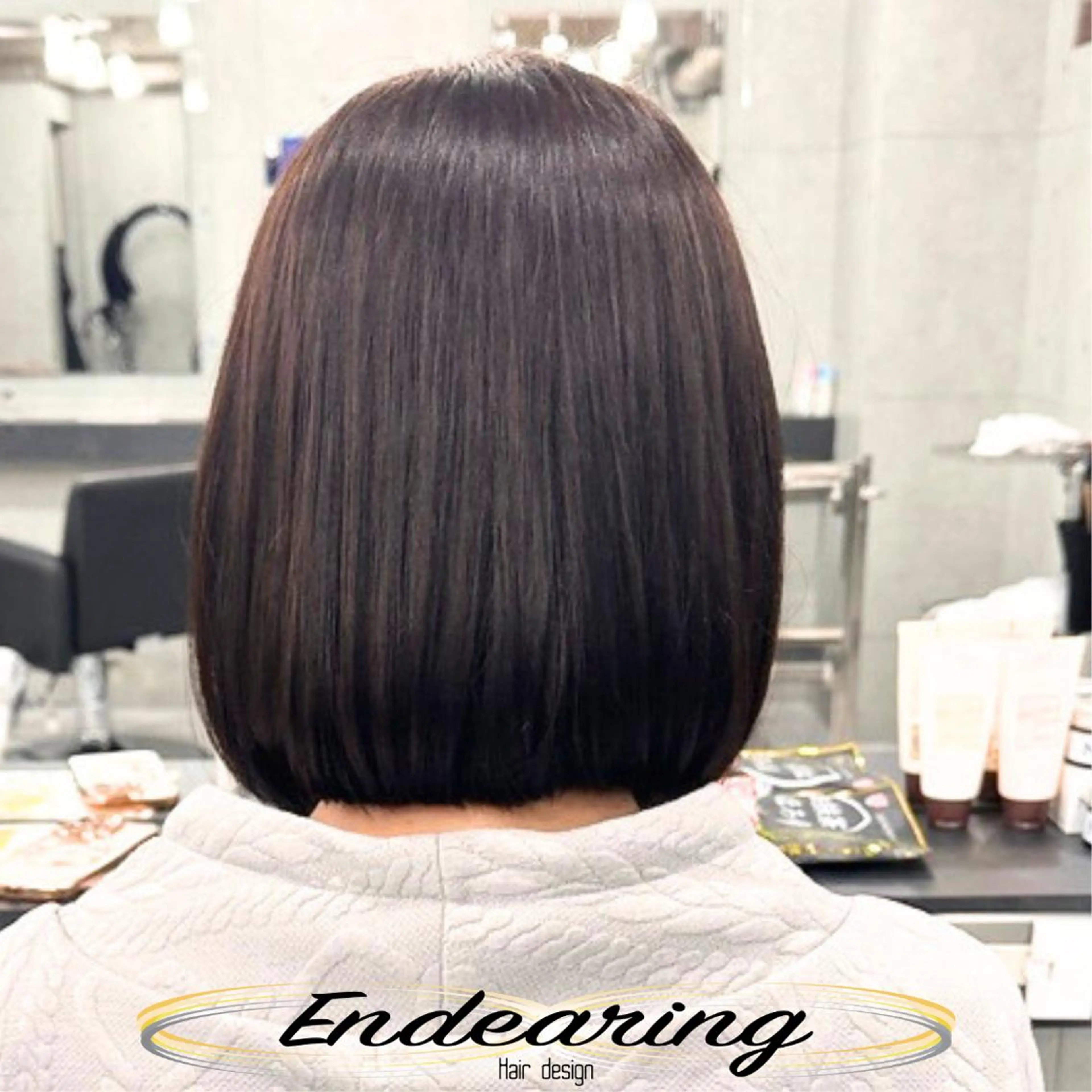 ショート ボブ レイヤーカット 似合わせカット カット ヘアカラー Endearing 銀座/YOKOのヘアスタイル