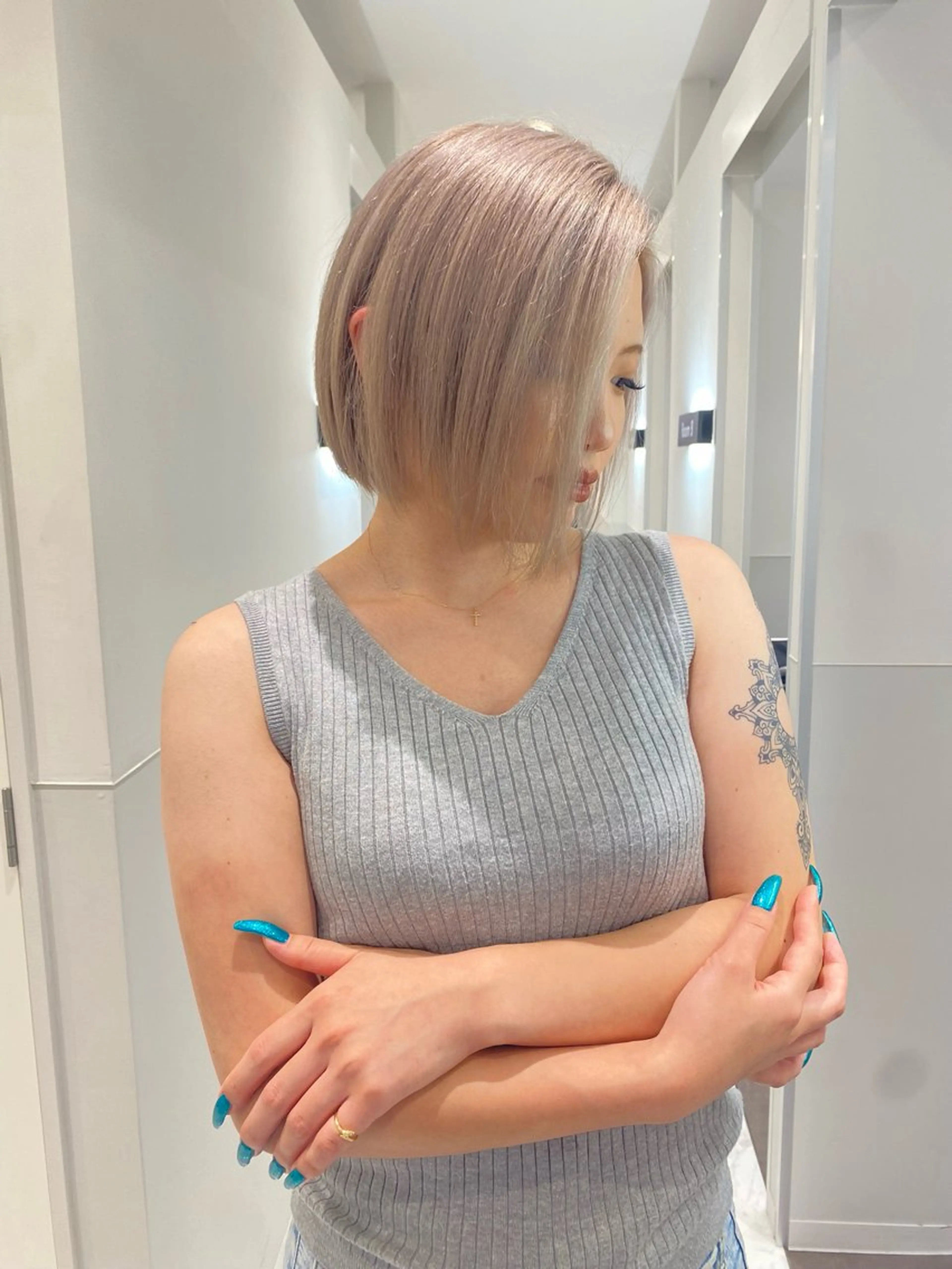 ショート カラー カット ヘアカラー REN /名駅のヘアスタイル