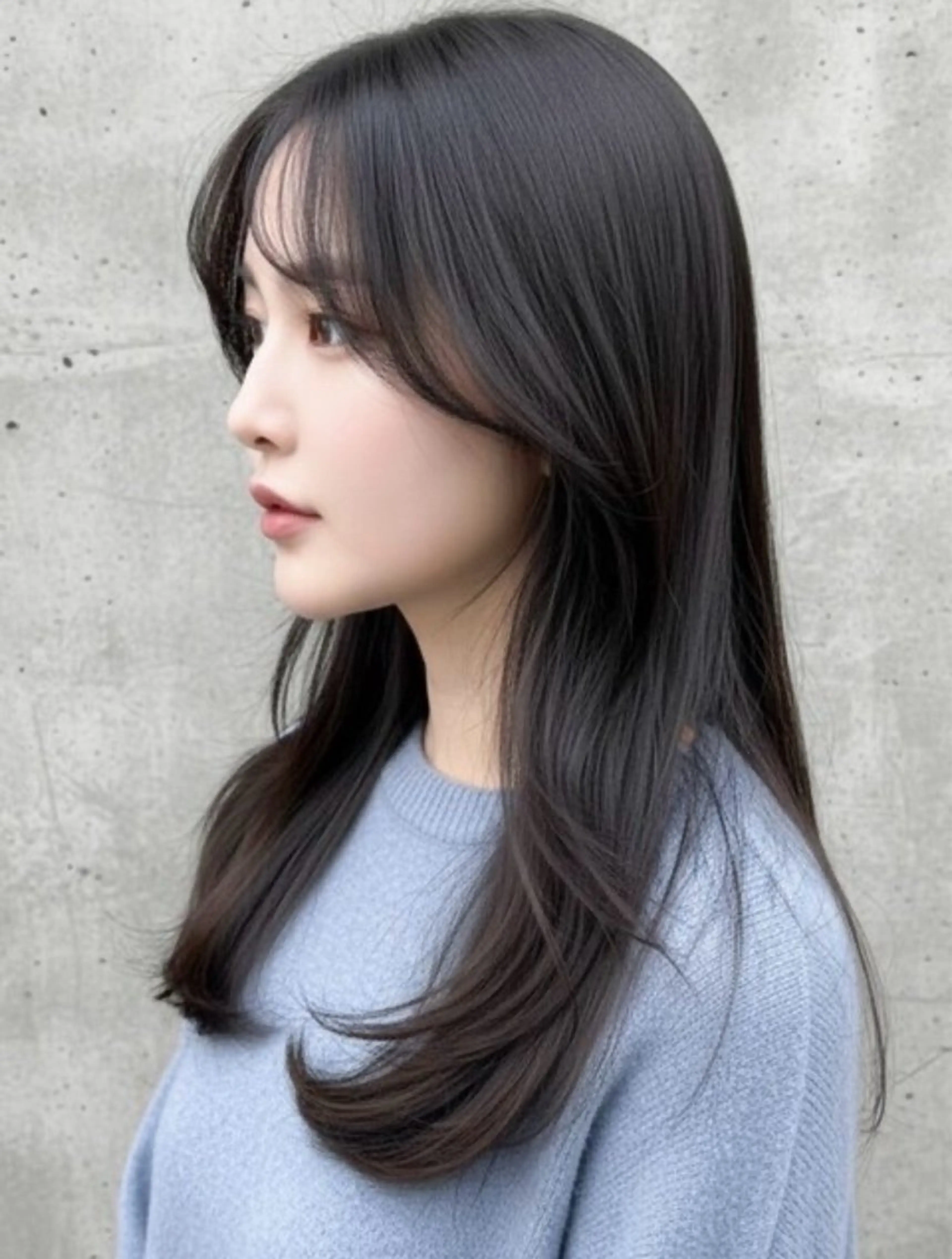 セミロング カラー 町田美容師 mei 🍒 ✨のヘアスタイル