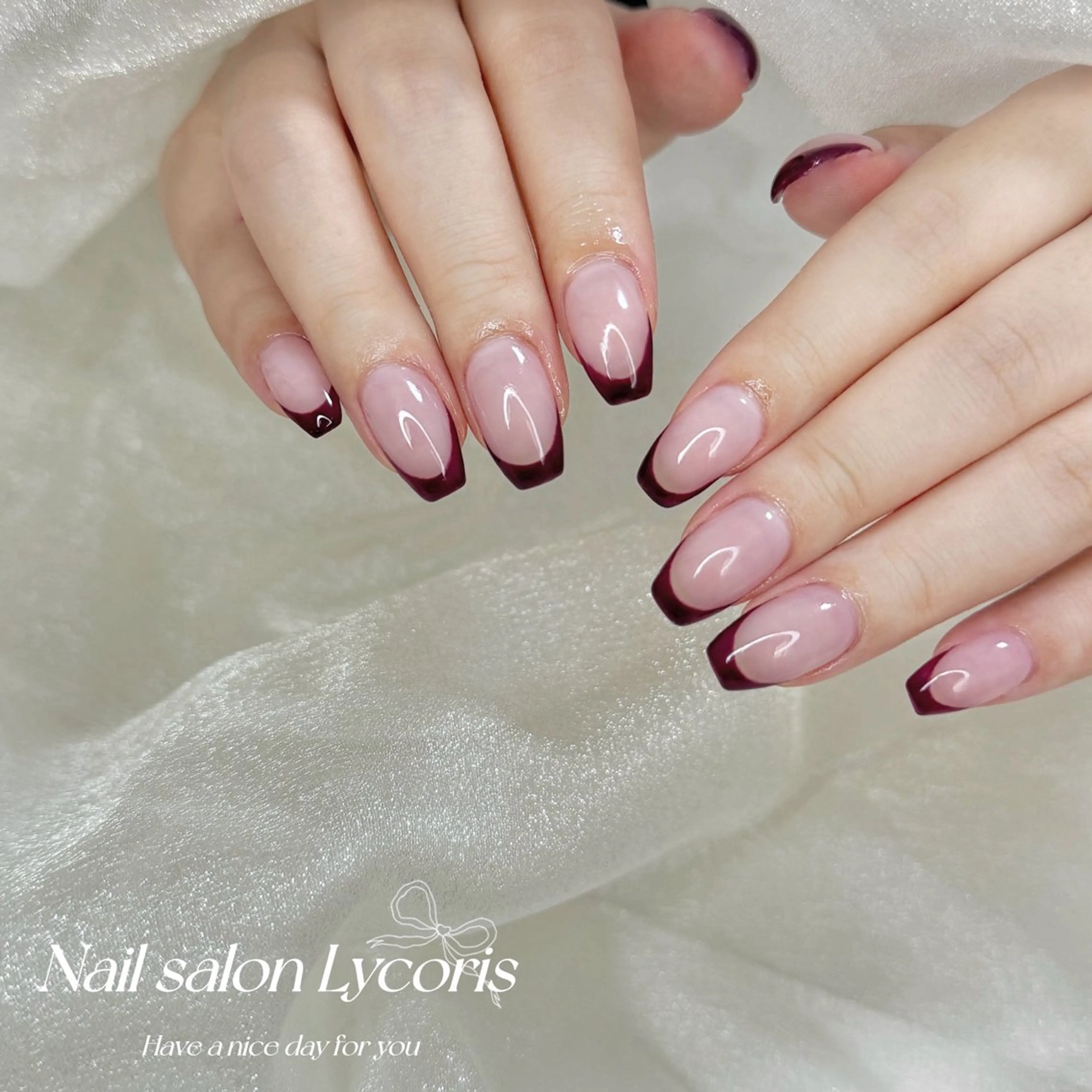 【ミニモ限定価額】🌈フレンチ(オフ無料)＊ベースカラー追加＋1000円の写真