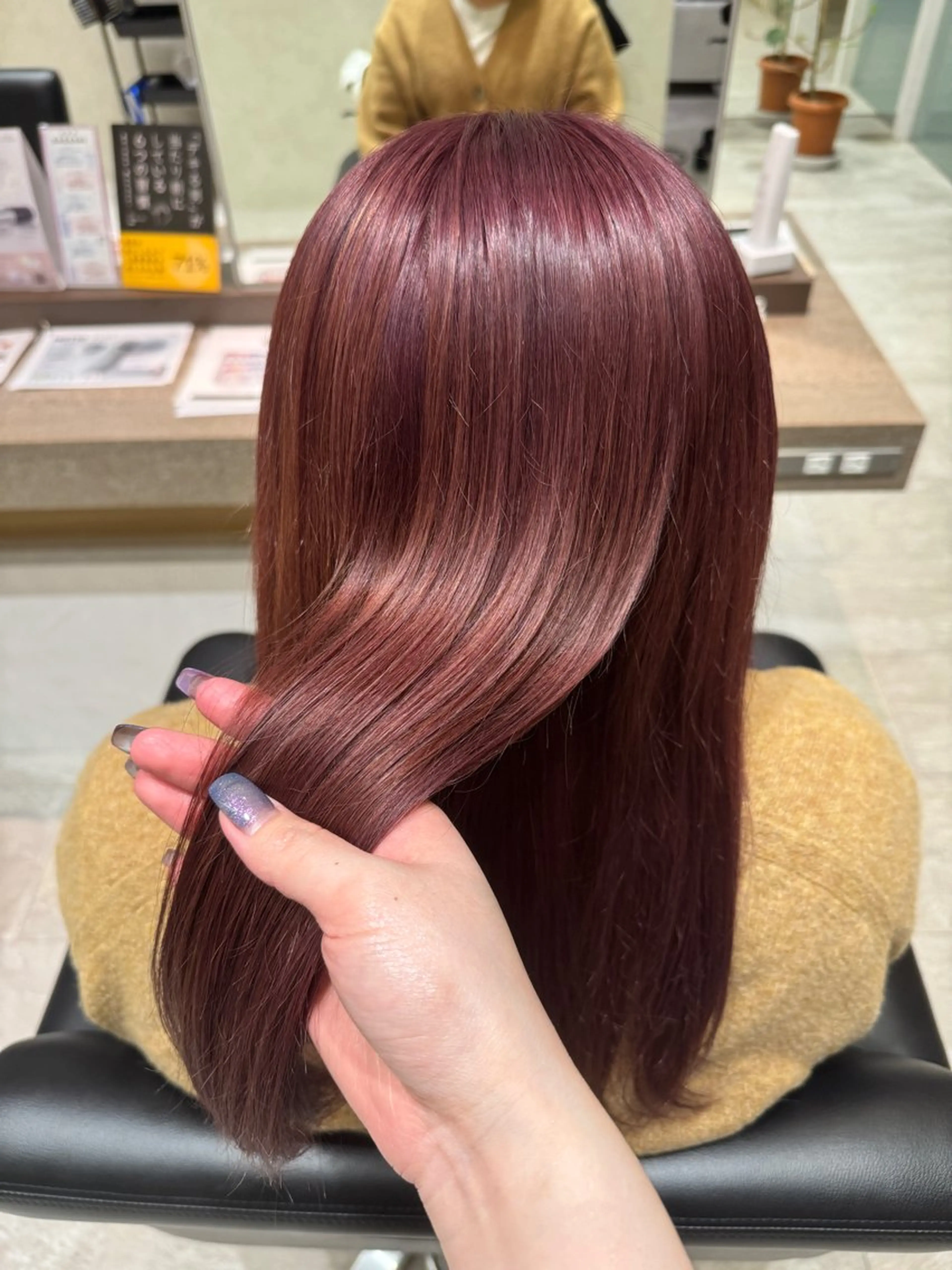 セミロング カラー ブリーチ ヘアカラー トリートメント sakura❀/板橋 モデル募集中🪄︎︎のヘアスタイル