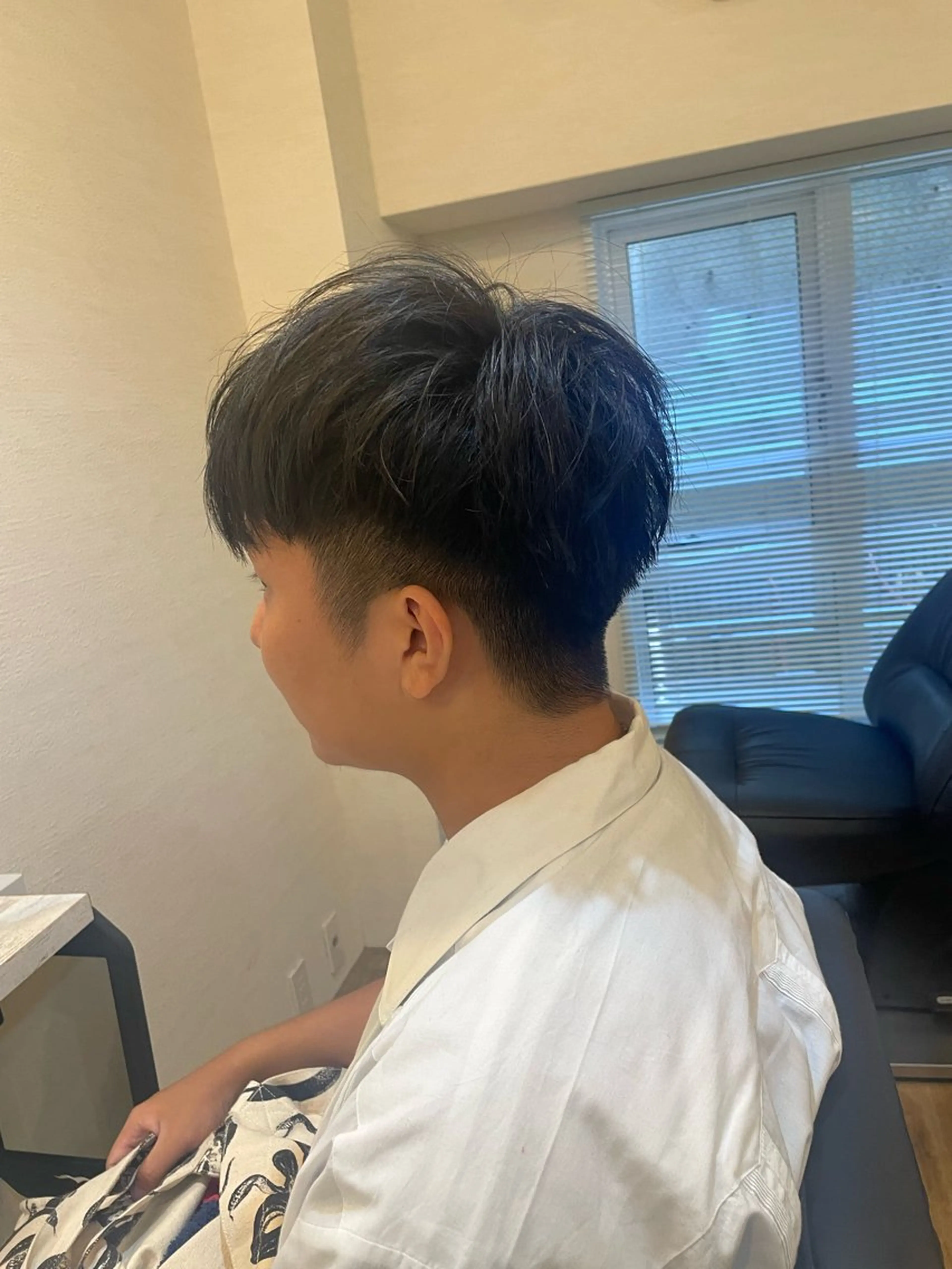 メンズ センターパート マッシュ メンズパーマ メンズツイストパーマ ツーブロック カット ヘアセット 心斎橋/メンズ /ルレイル/地形真希のヘアスタイル