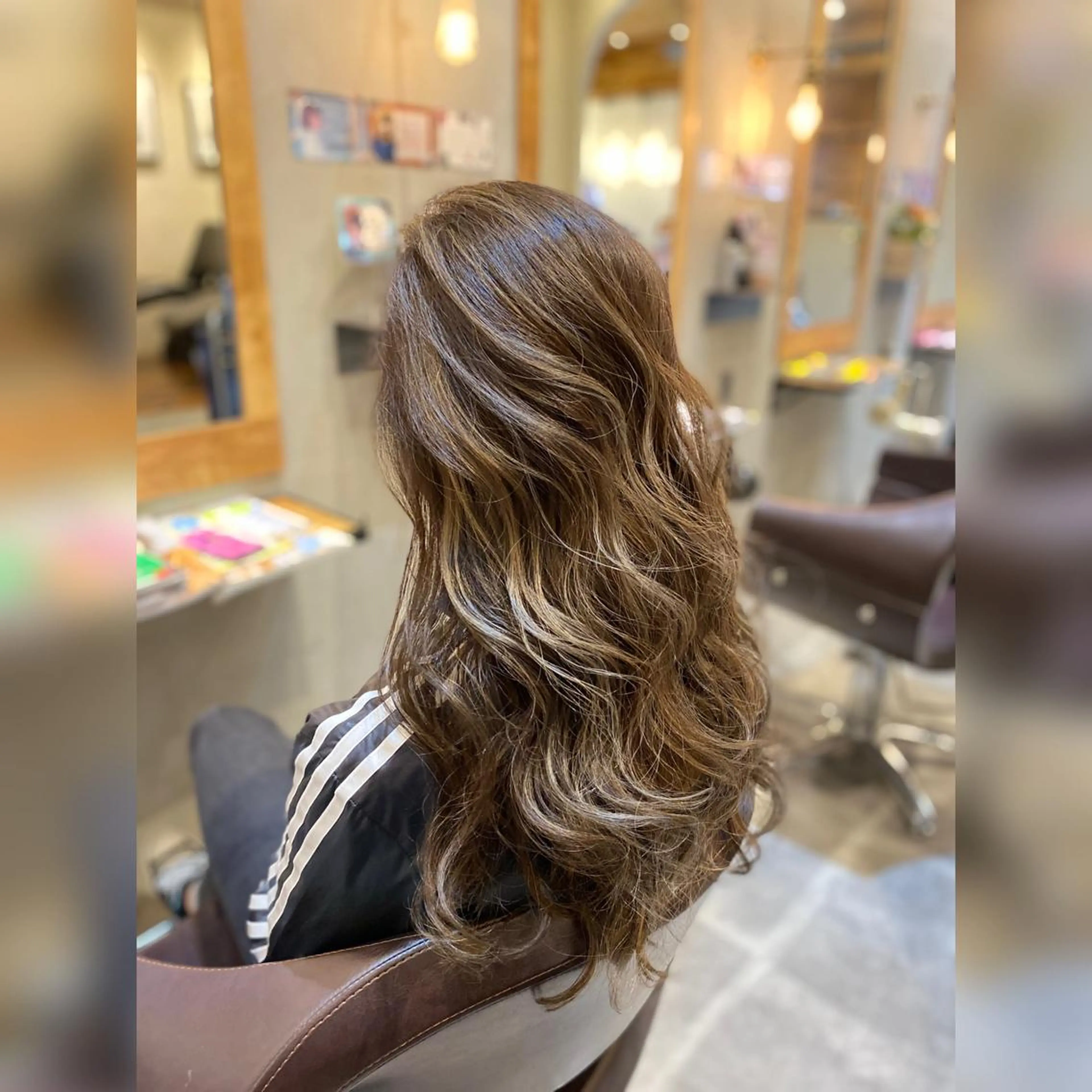 ロング カラー ハイライトカラー 外国人風カラー ハイライト 韓国風cut/ 縮毛矯正/正岡幹康のヘアスタイル