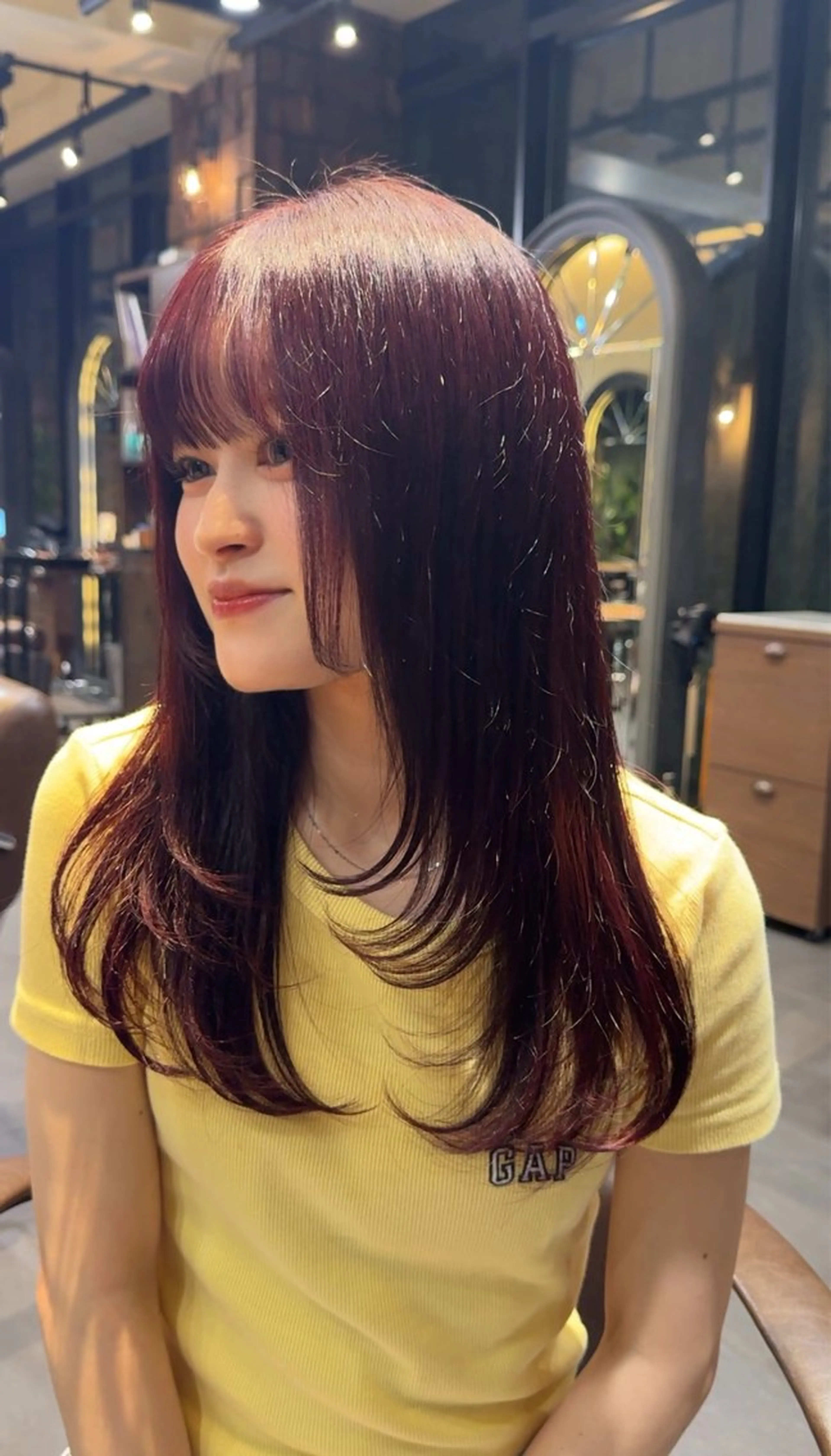 セミロング カット MINX 長濱 優花 /銀座美容師のヘアスタイル