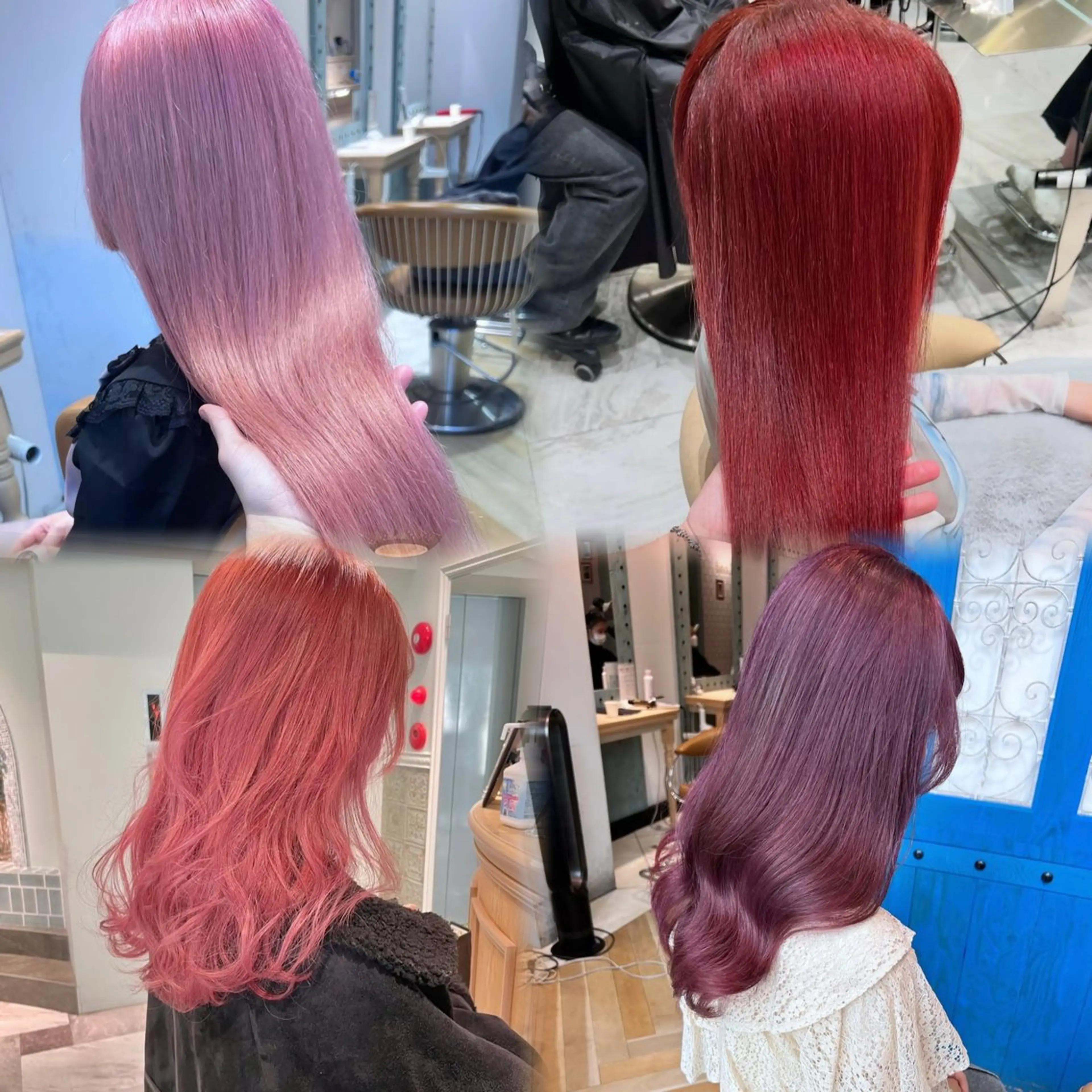 ロング カラー ブリーチ ケアブリーチ ダブルカラー ヘアカラー 透明感カラー/艶髪/ 縮毛矯正/たくまのヘアスタイル