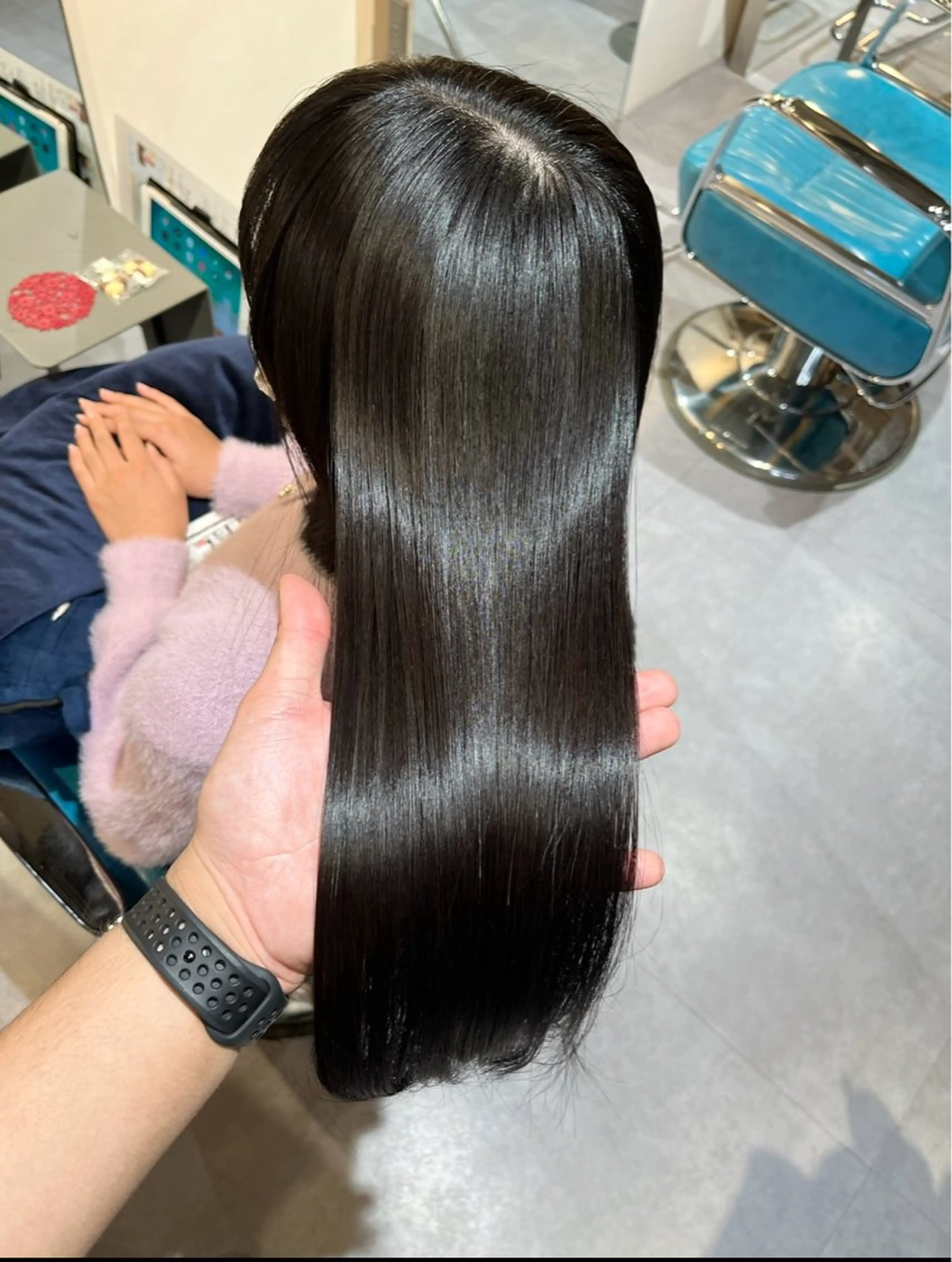 ロング 縮毛矯正 トリートメント 必ず笑顔で帰っていた だきます！安田祐貴のヘアスタイル