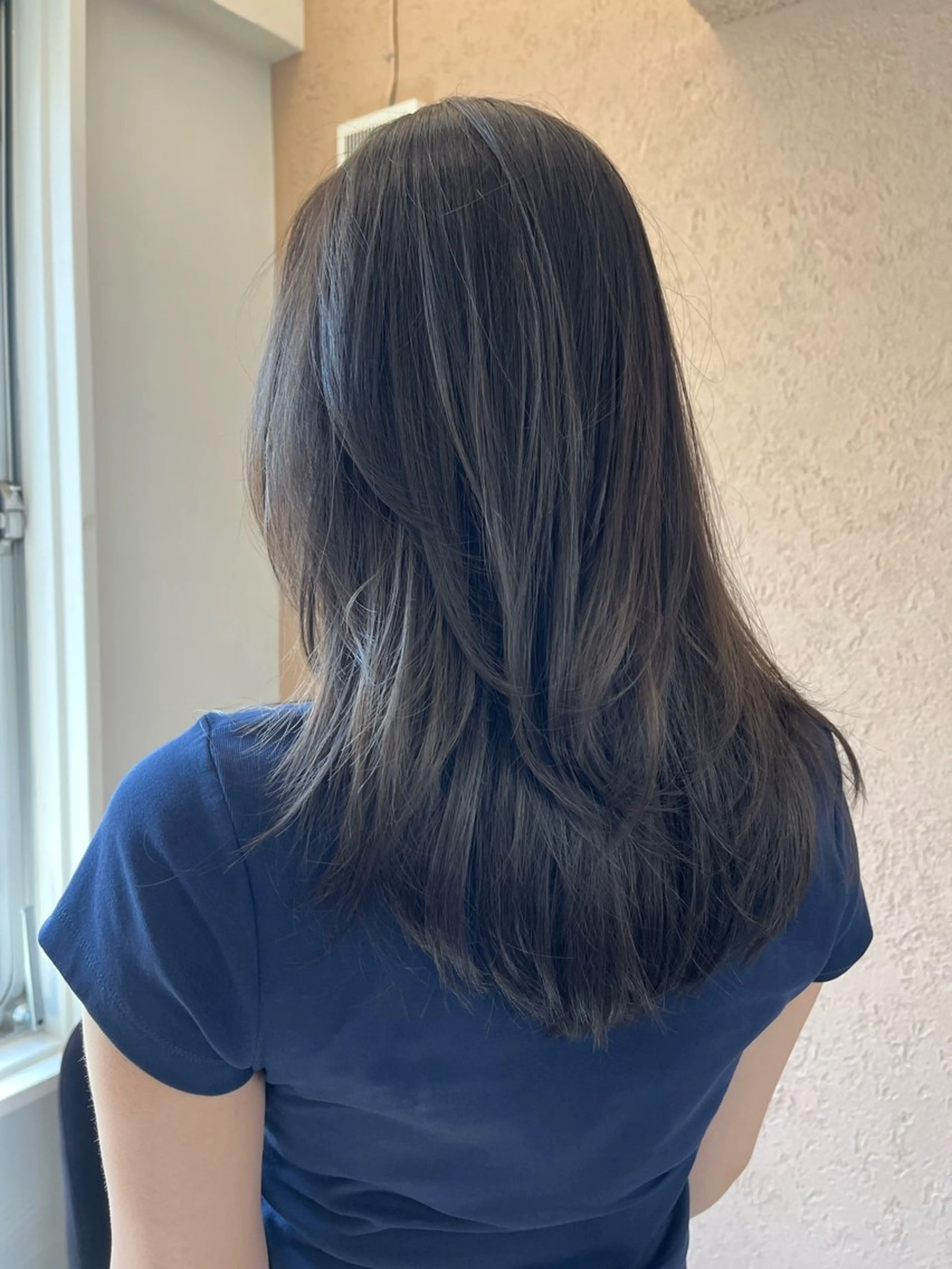 ミディアム カット ヘアカラー レイヤー/ケアパーマ /ニュアンス/モードのヘアスタイル