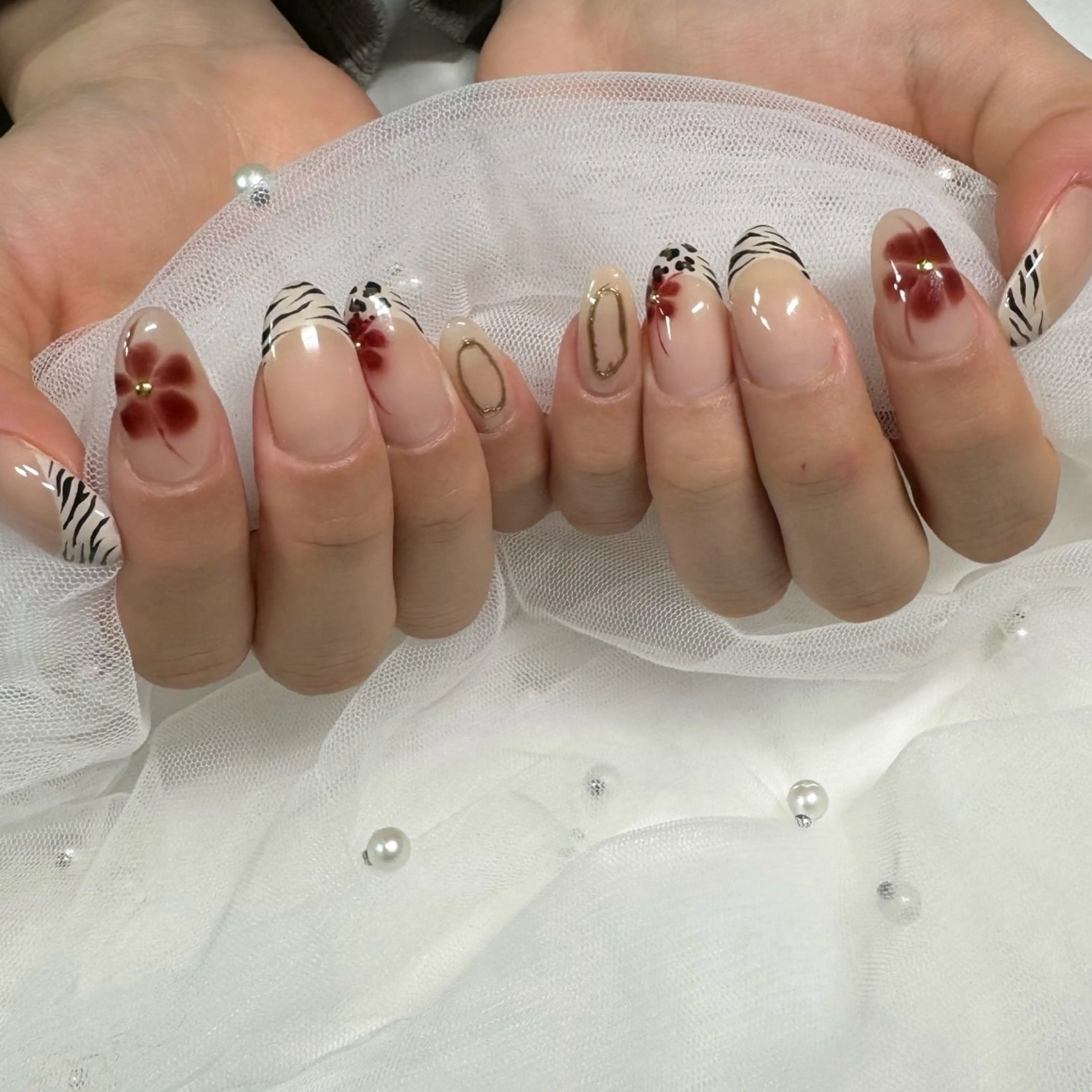 ネイル ジェルネイル 東 千夏のネイルデザイン