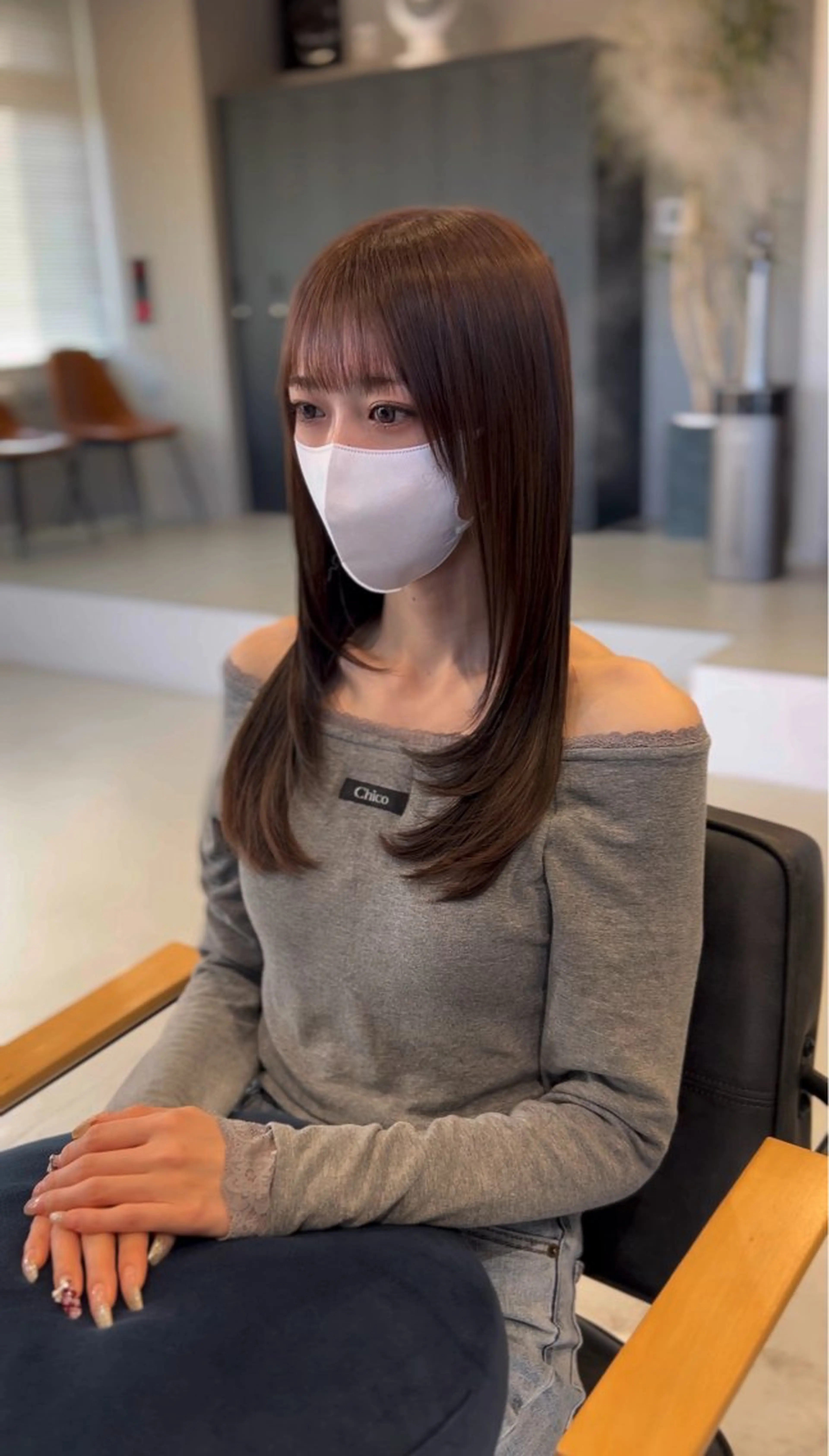 セミロング カット 川村 寿吏輝のヘアスタイル