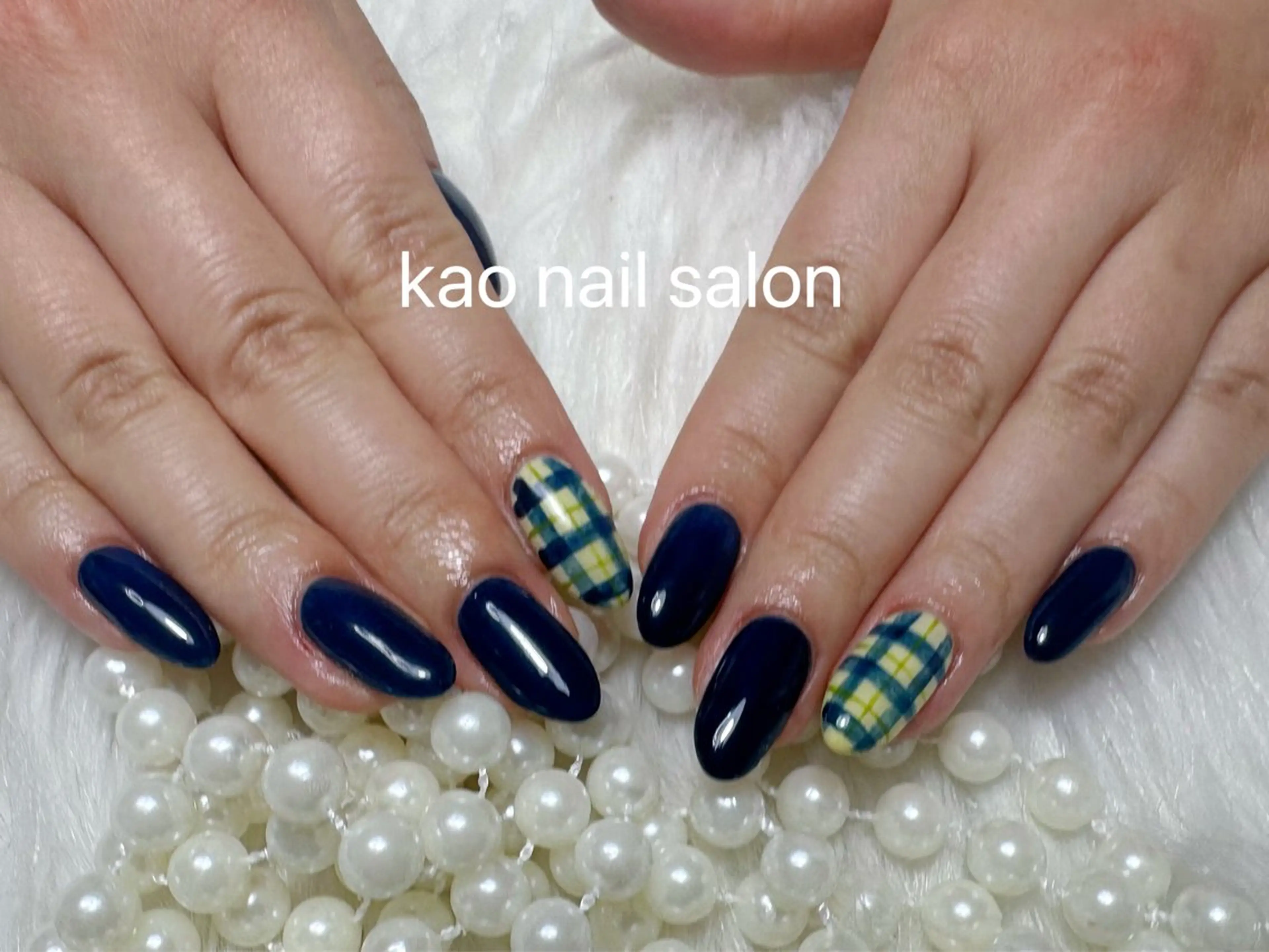 ネイル kao nail マグネット/長さだしのネイルデザイン