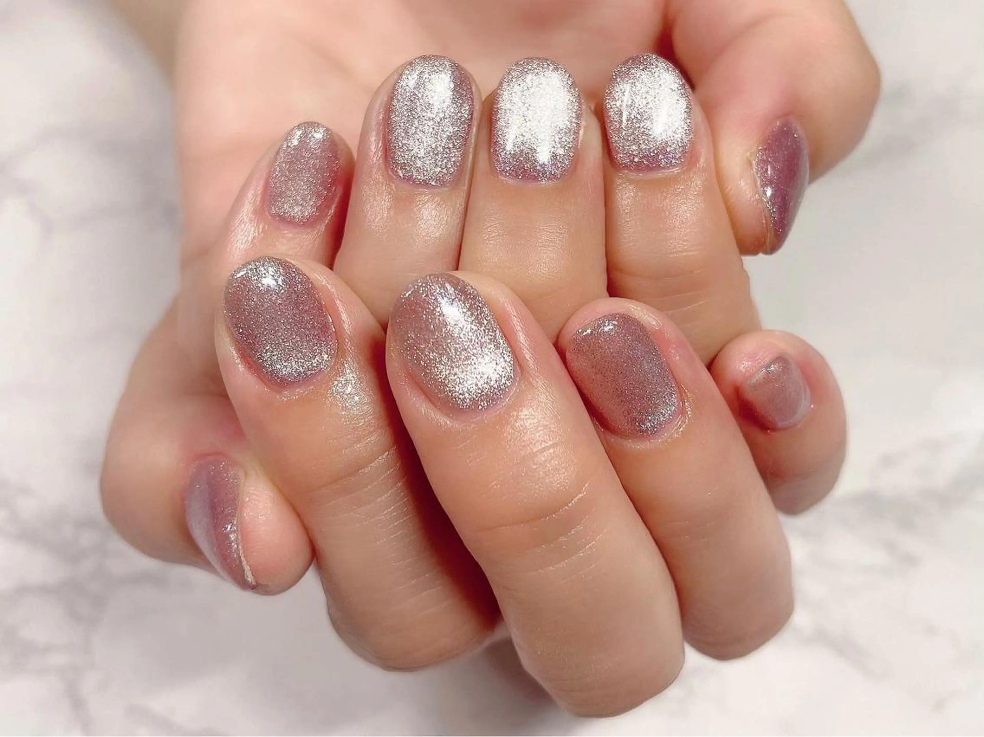 ネイル マグネットネイル ワンカラーネイル ハンドネイル Nail Salon KURELLYのネイルデザイン