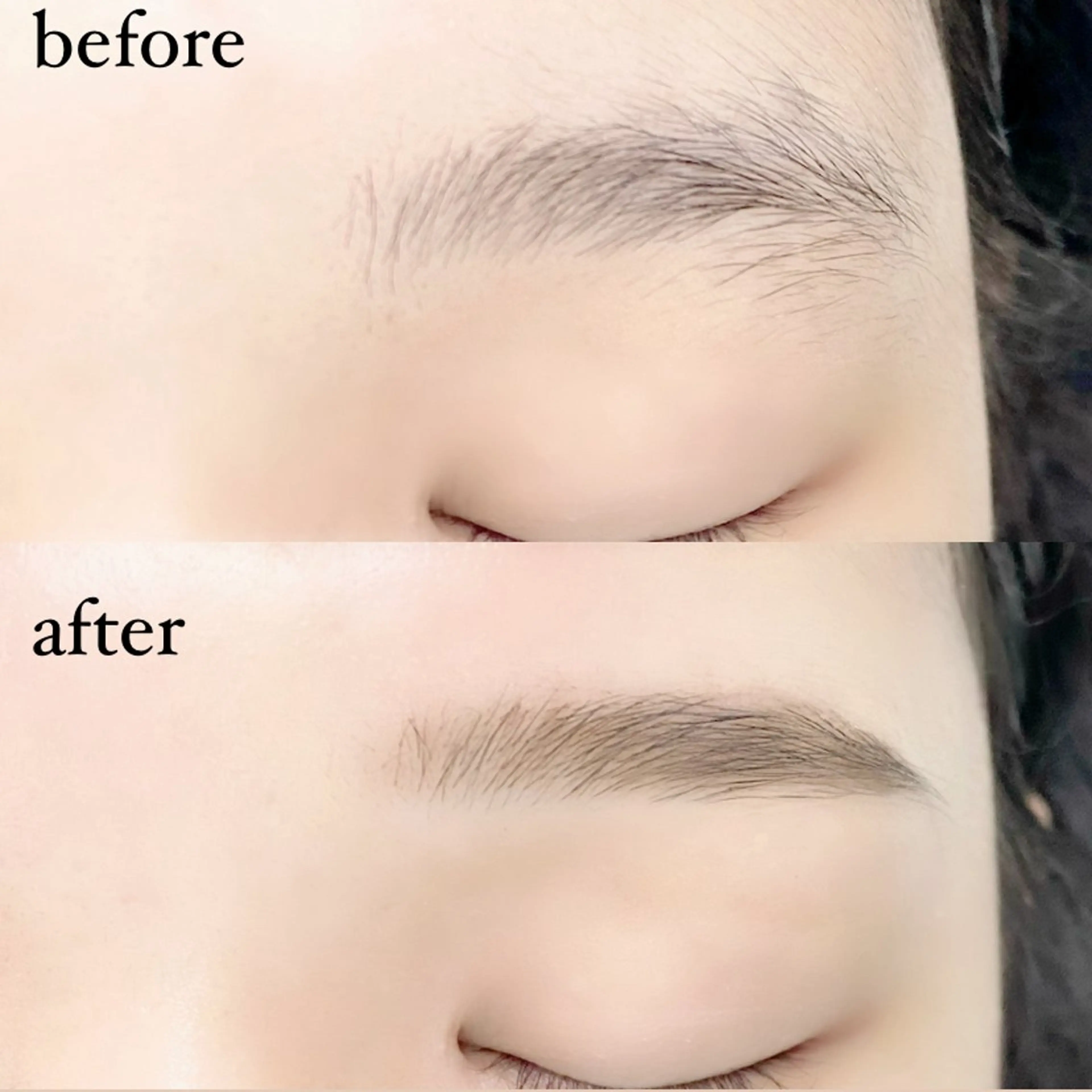 アイブロウ 眉毛ワックス脱毛 cheri 外島のマツエク・マツパデザイン