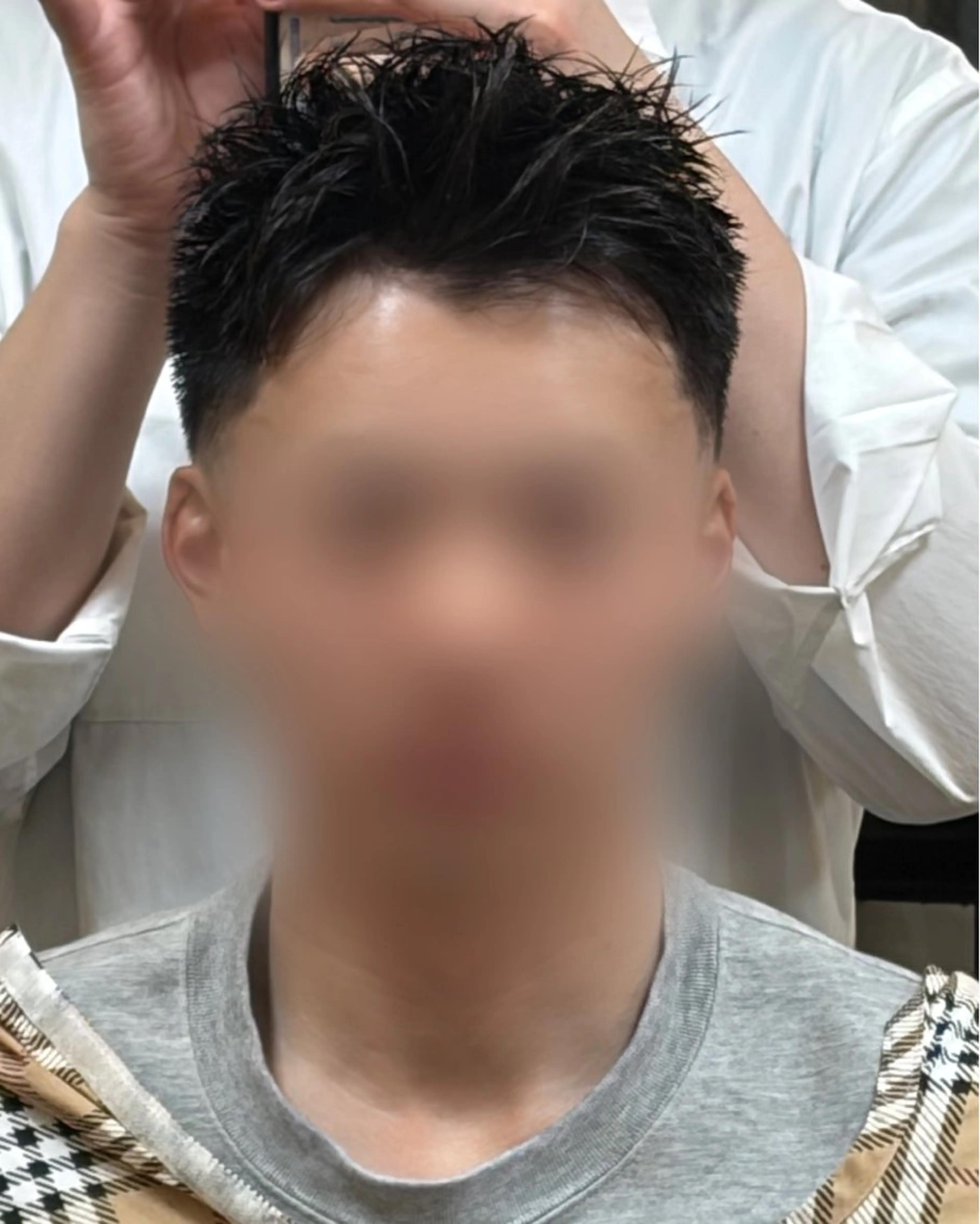 メンズ フェードカット カット 中村 立のヘアスタイル