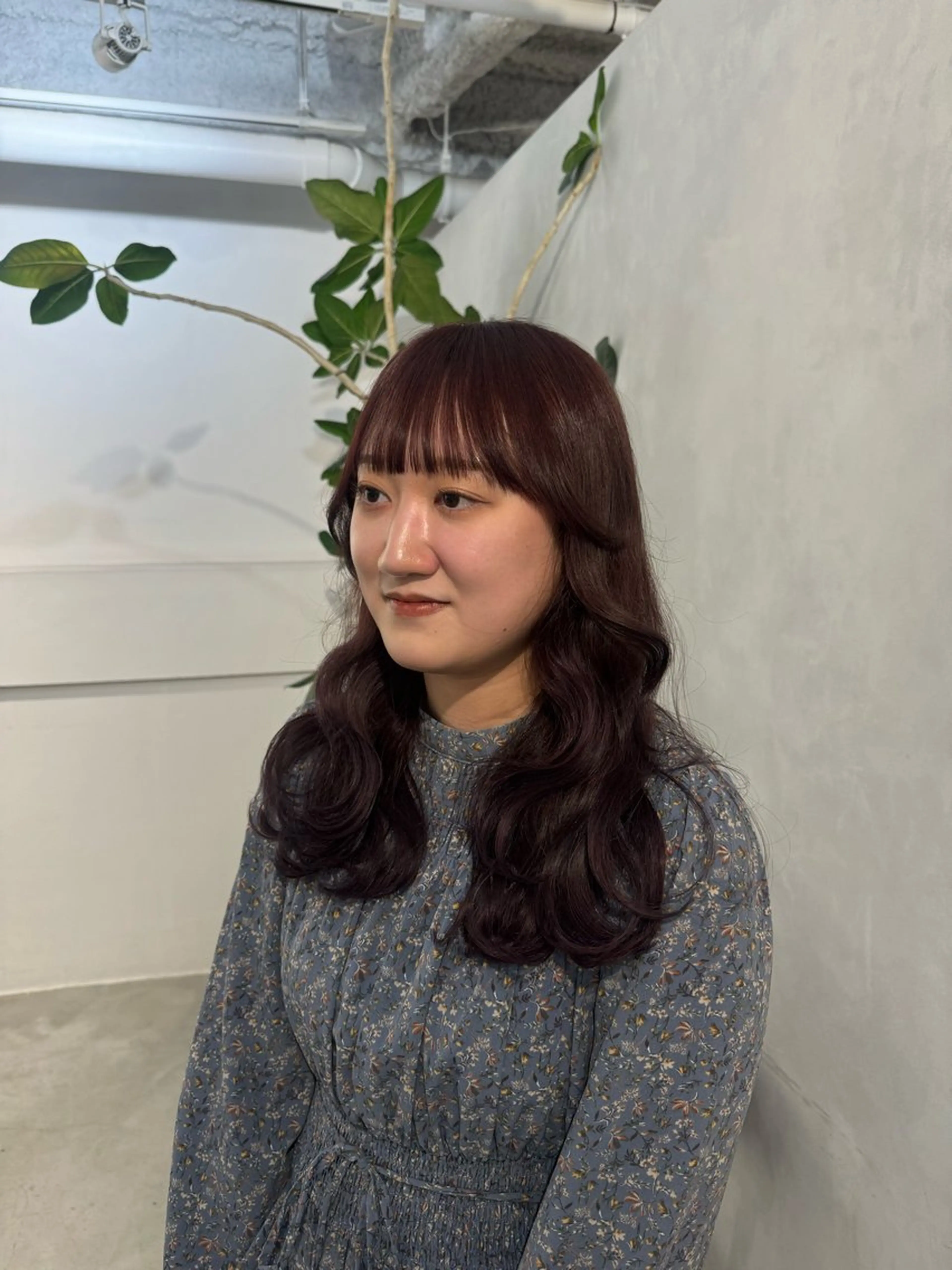 セミロング 新宿/顔周りカット +レイヤー=しずく♩のヘアスタイル