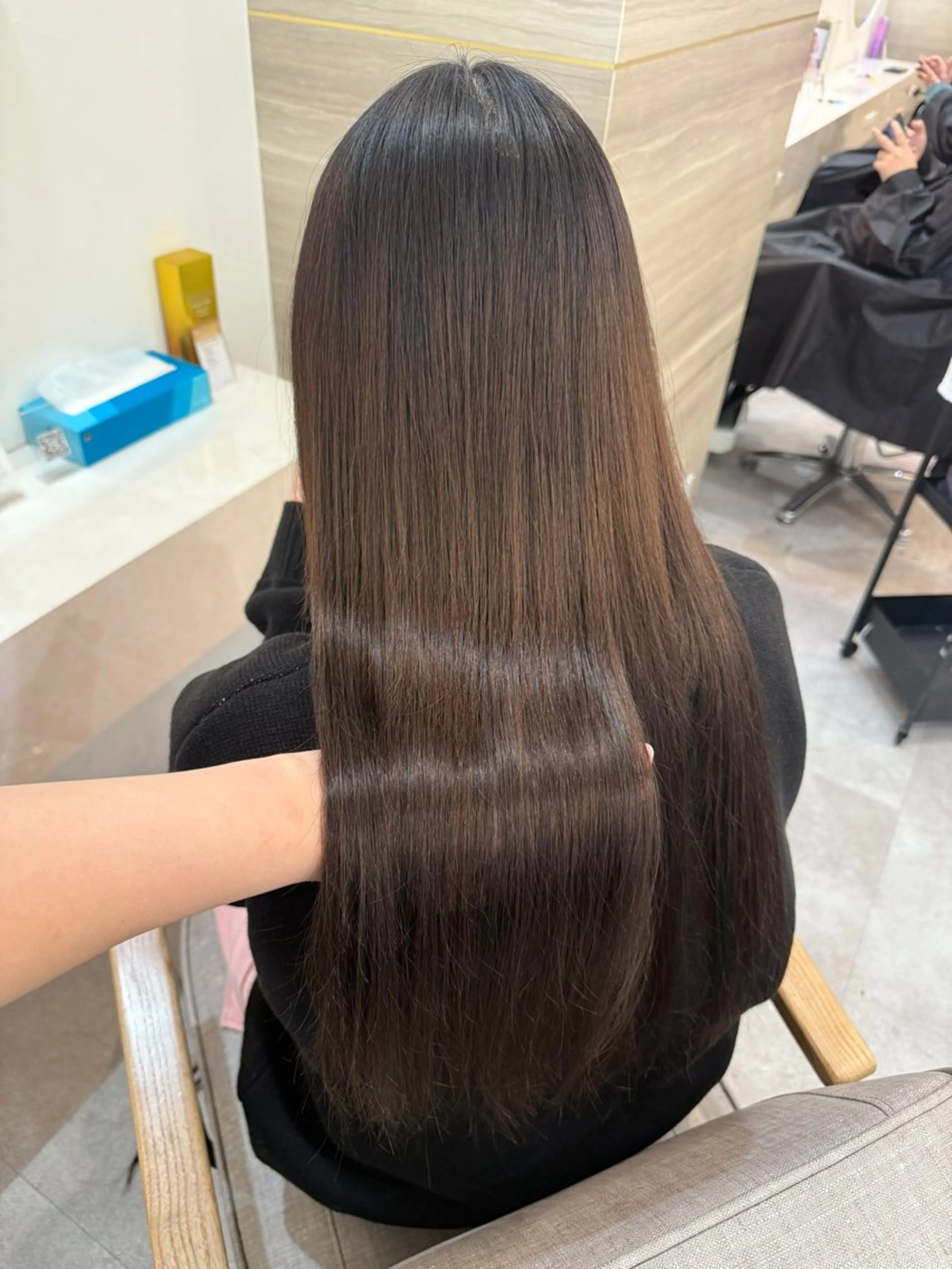 ロング カラー パーマ トリートメント 🦁おとは🦁 EssbyLovisのヘアスタイル