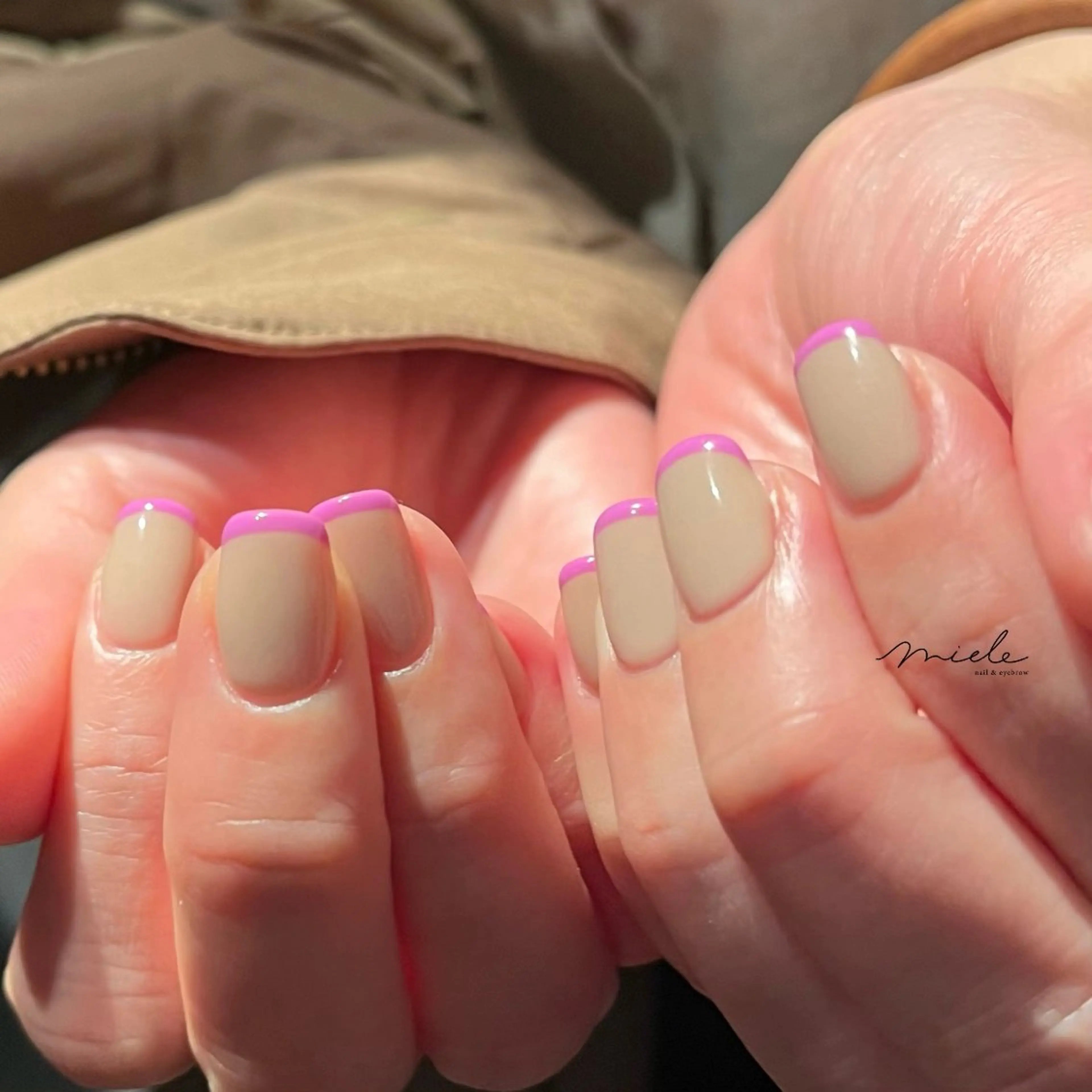 ネイル ハンドネイル miele【ミエレ】 海外シンプルデザインのネイルデザイン