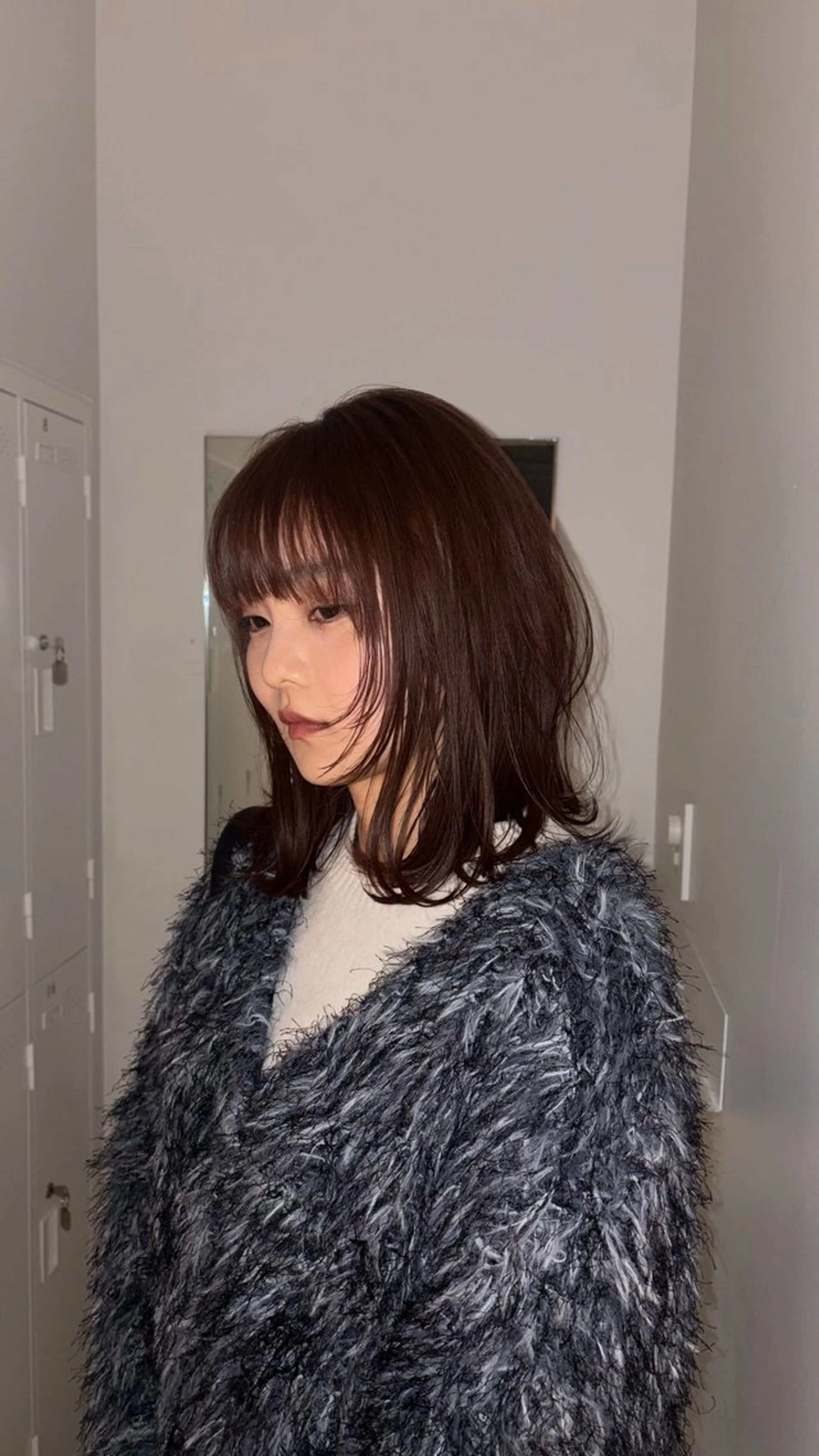 ミディアム カラー ヘアカラー KARIN🤍 /レイヤーカットのヘアスタイル