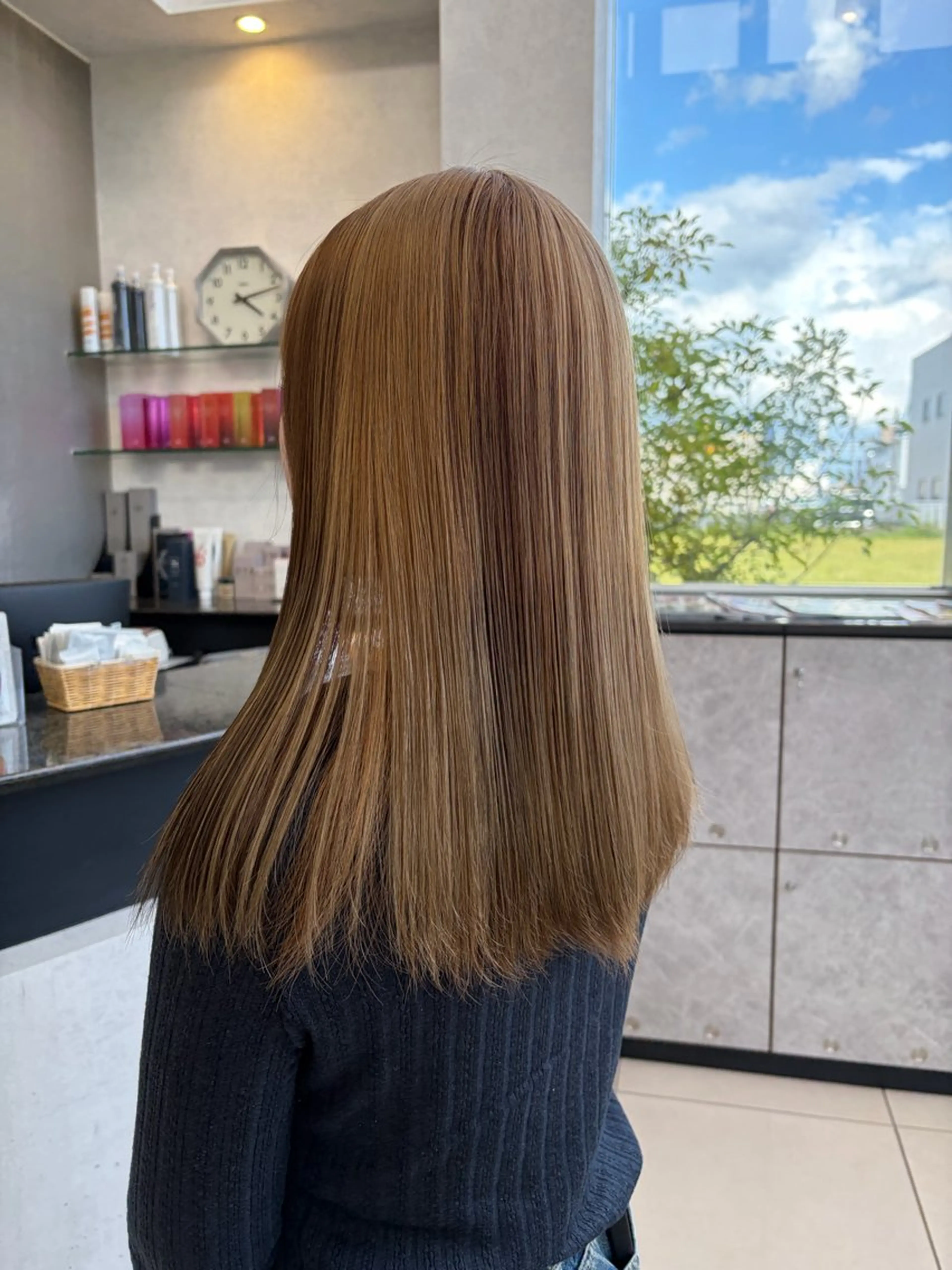 セミロング カラー カット ヘアカラー トリートメント 🫧ヒシダアキ taboo.i🫧のヘアスタイル