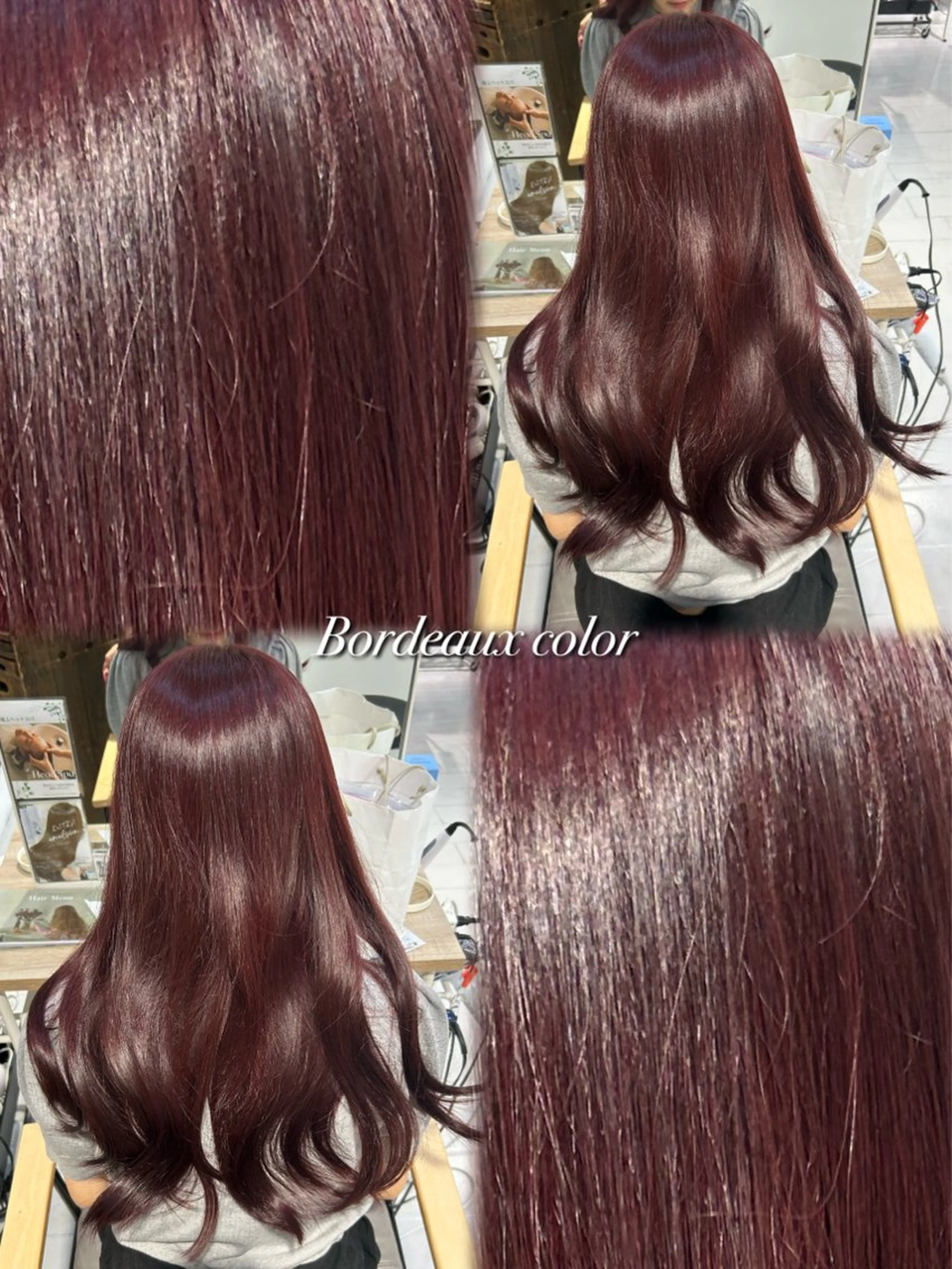 ロング カラー カット ヘアカラー トリートメント 韓国ヘア ‎⟡.·KANA🐥のヘアスタイル