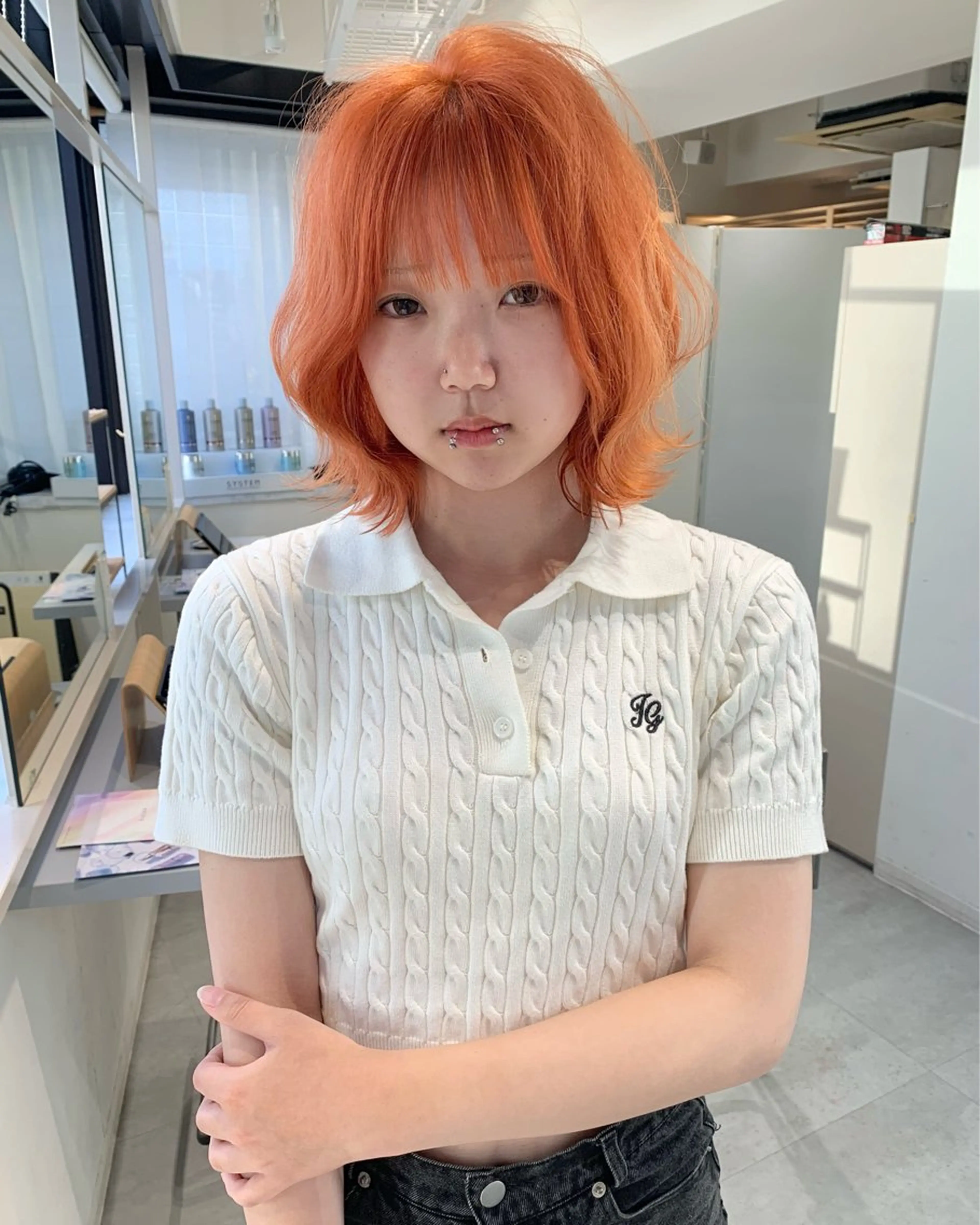 カラー 大阪梅田カラーカット モデル募集中🦋サヤのヘアスタイル